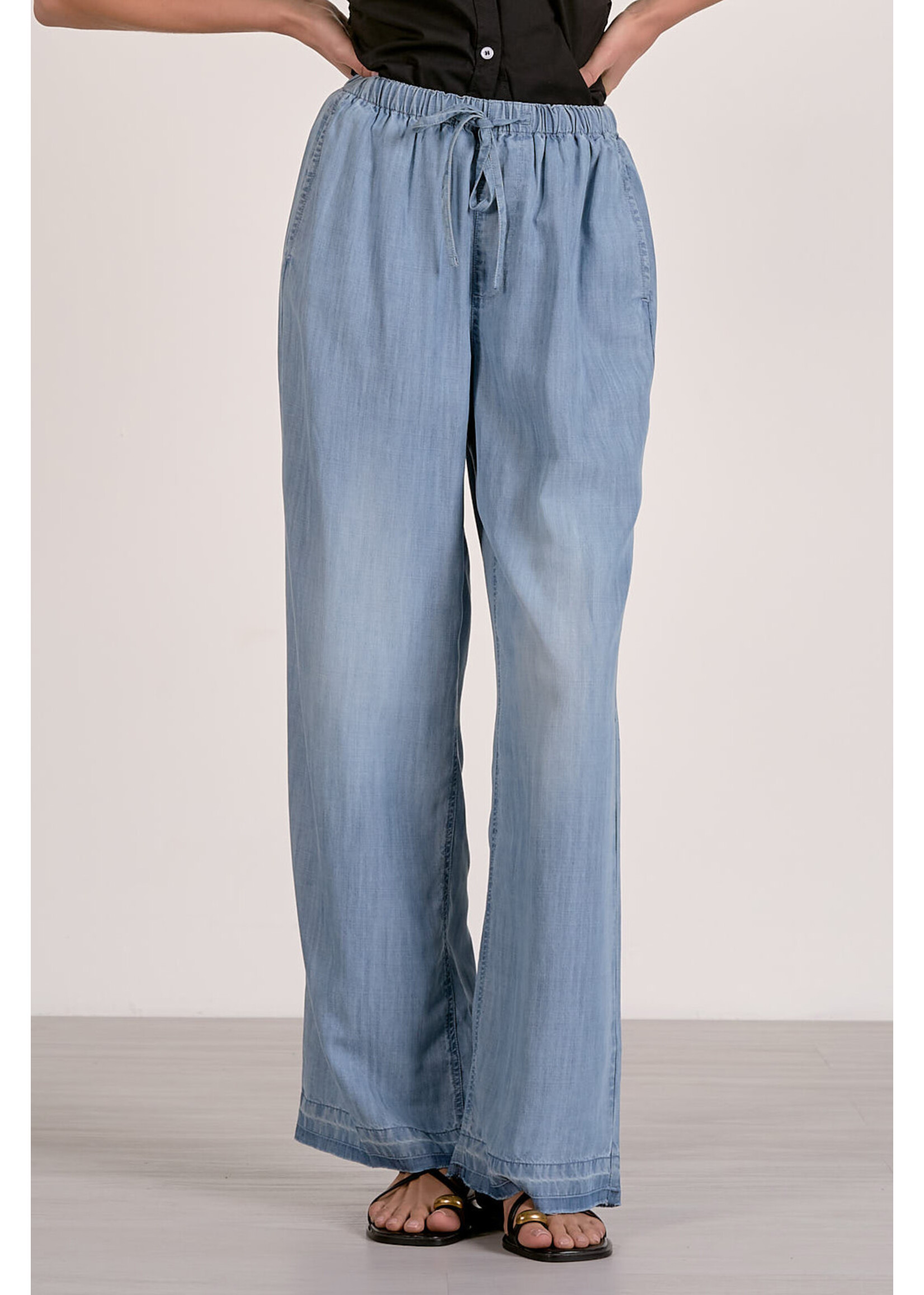 Drawstring Denim Bottom