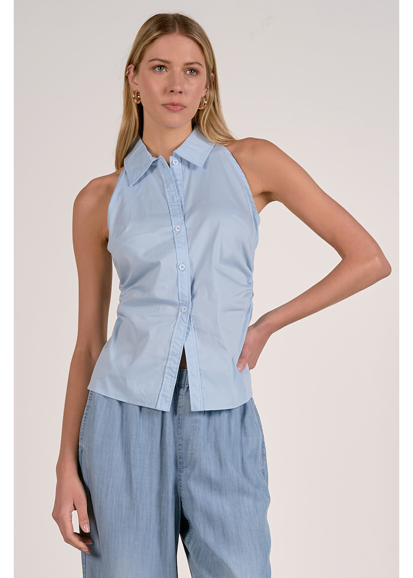 Betty Blue Sleeveless Blouse