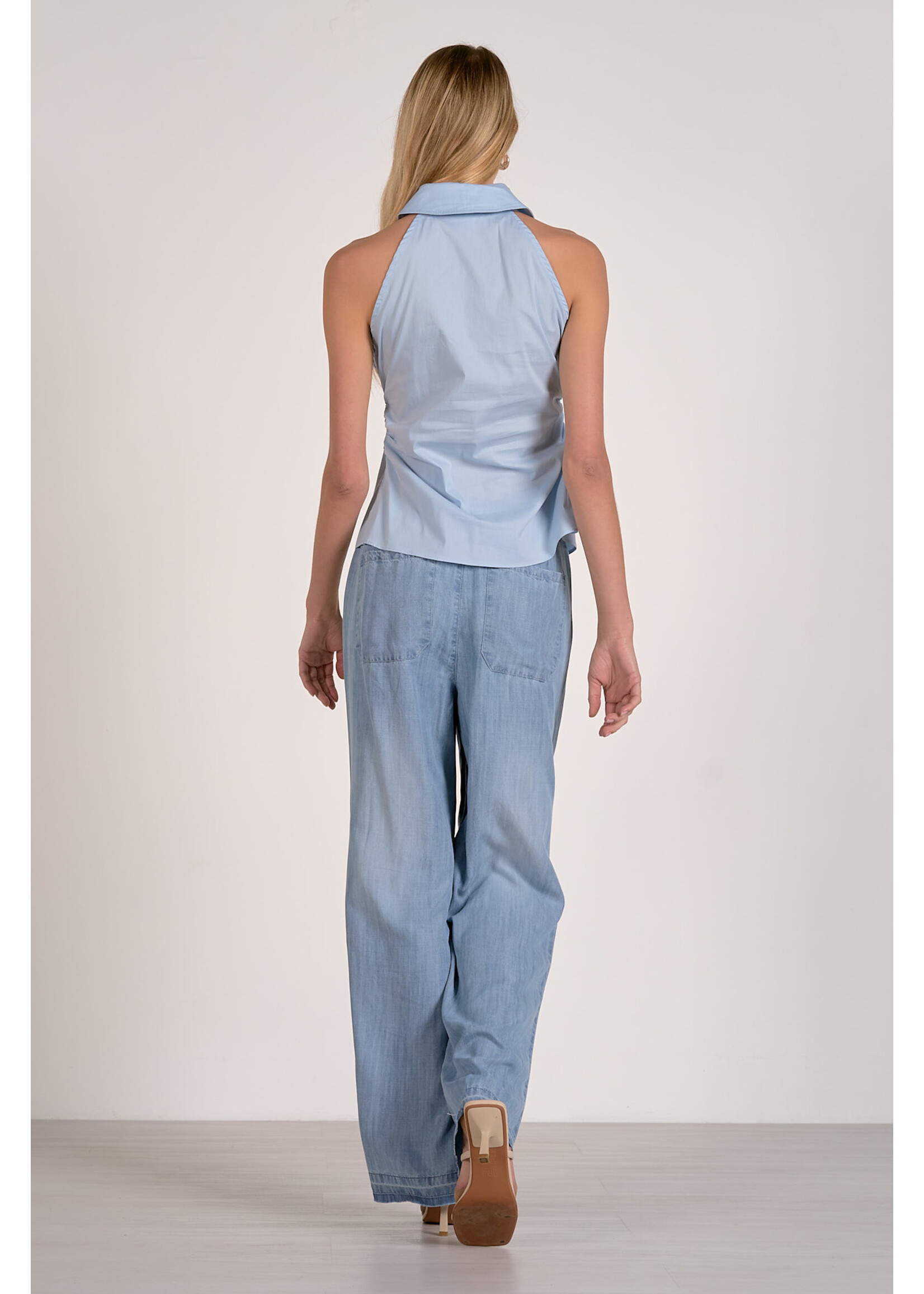 Betty Blue Sleeveless Blouse