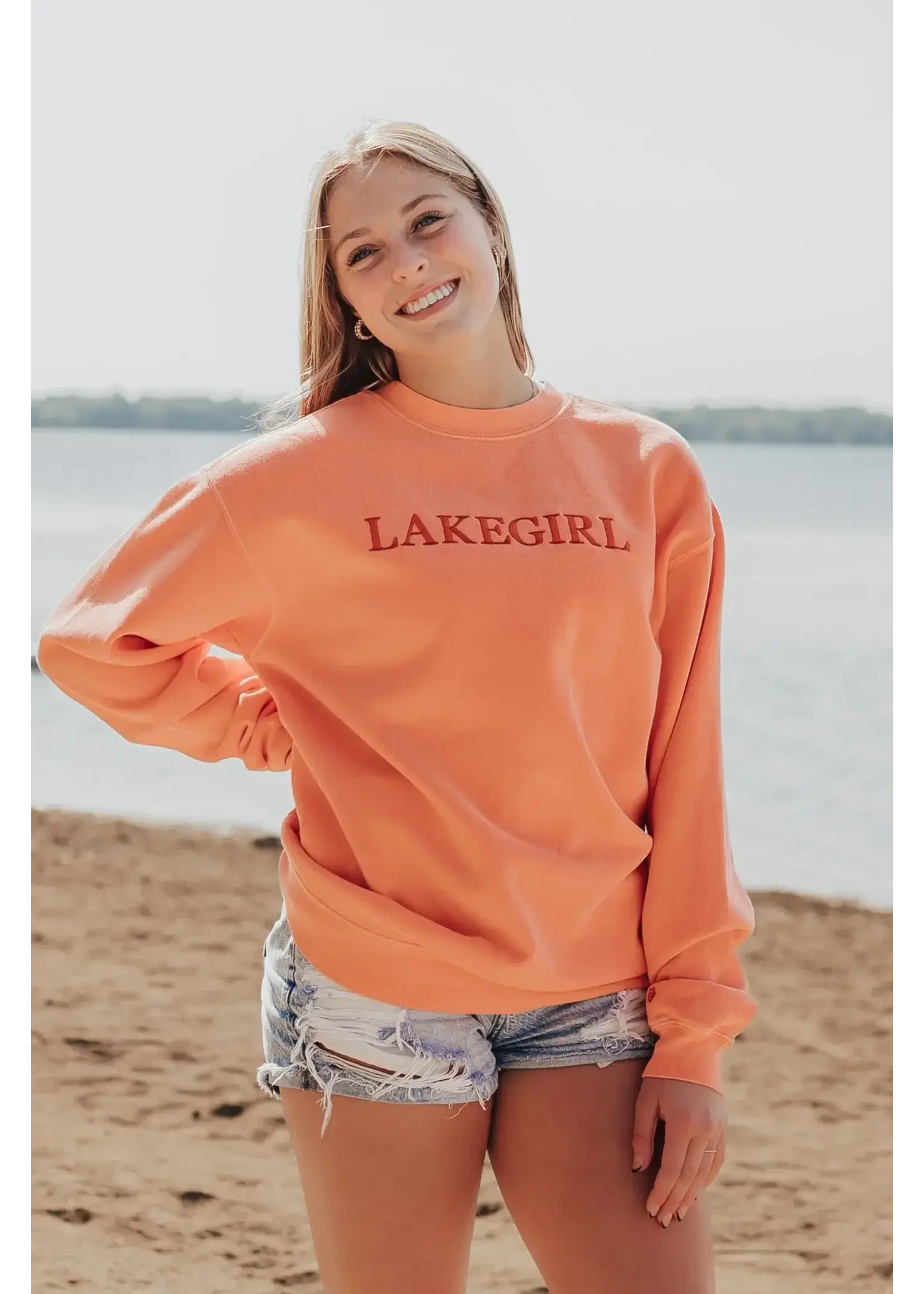 Lakegirl Ringspun Fleece Crew