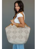 Diamond Pattern Tote