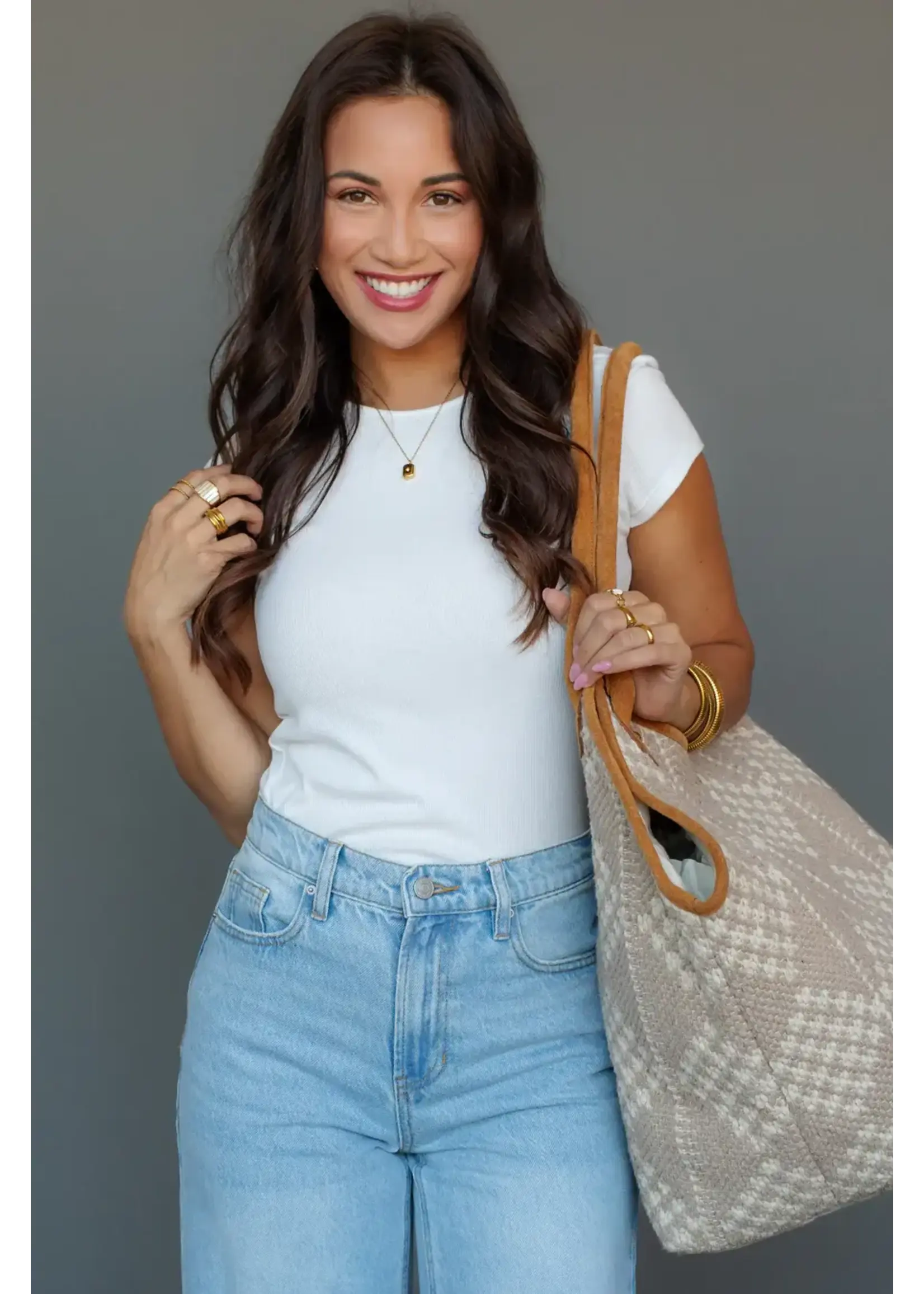 Diamond Pattern Tote