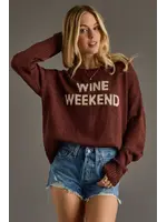 Wine Weekend Lightweight Sweater