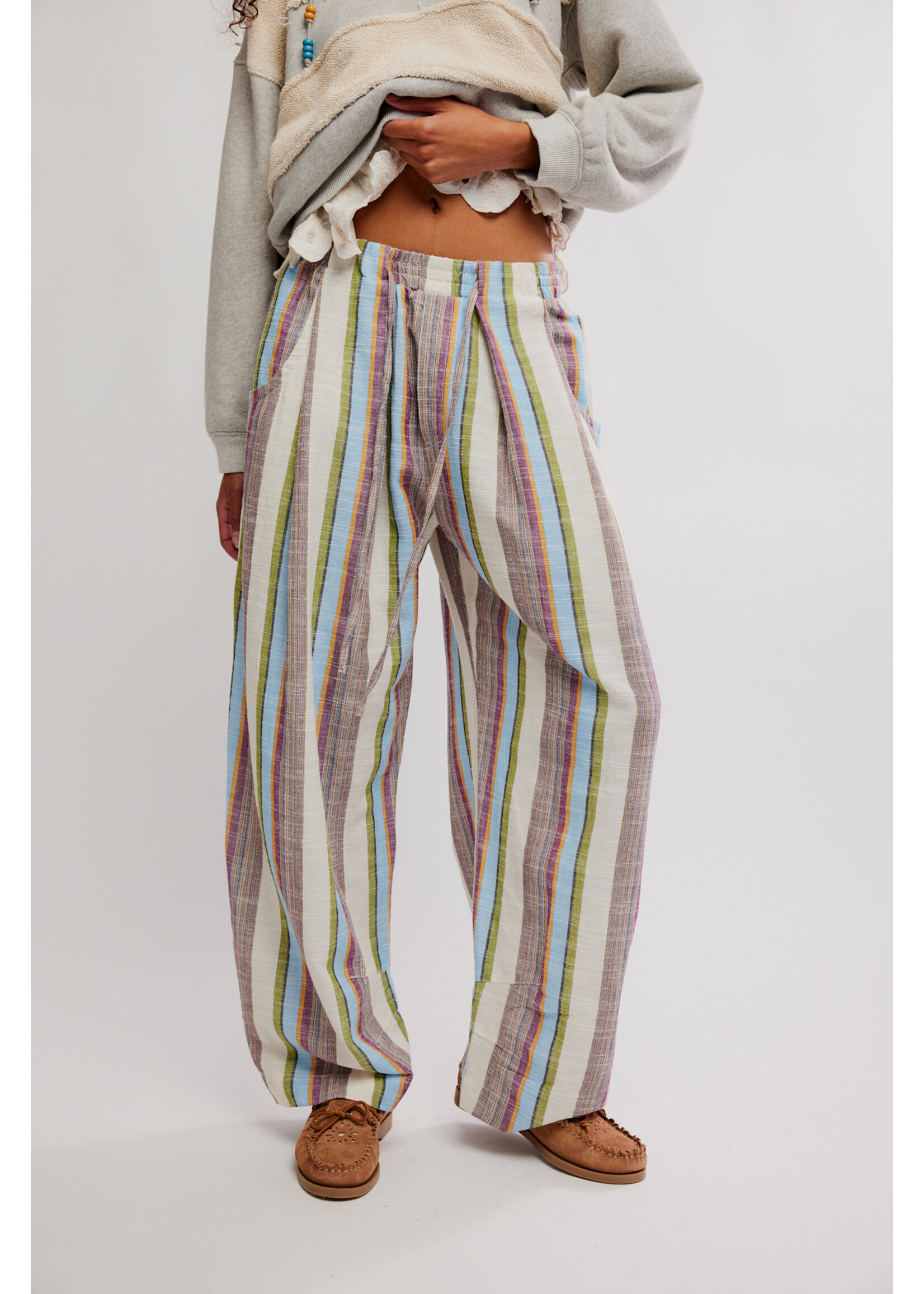 Free People Chambers Laid Back Stripe Pant