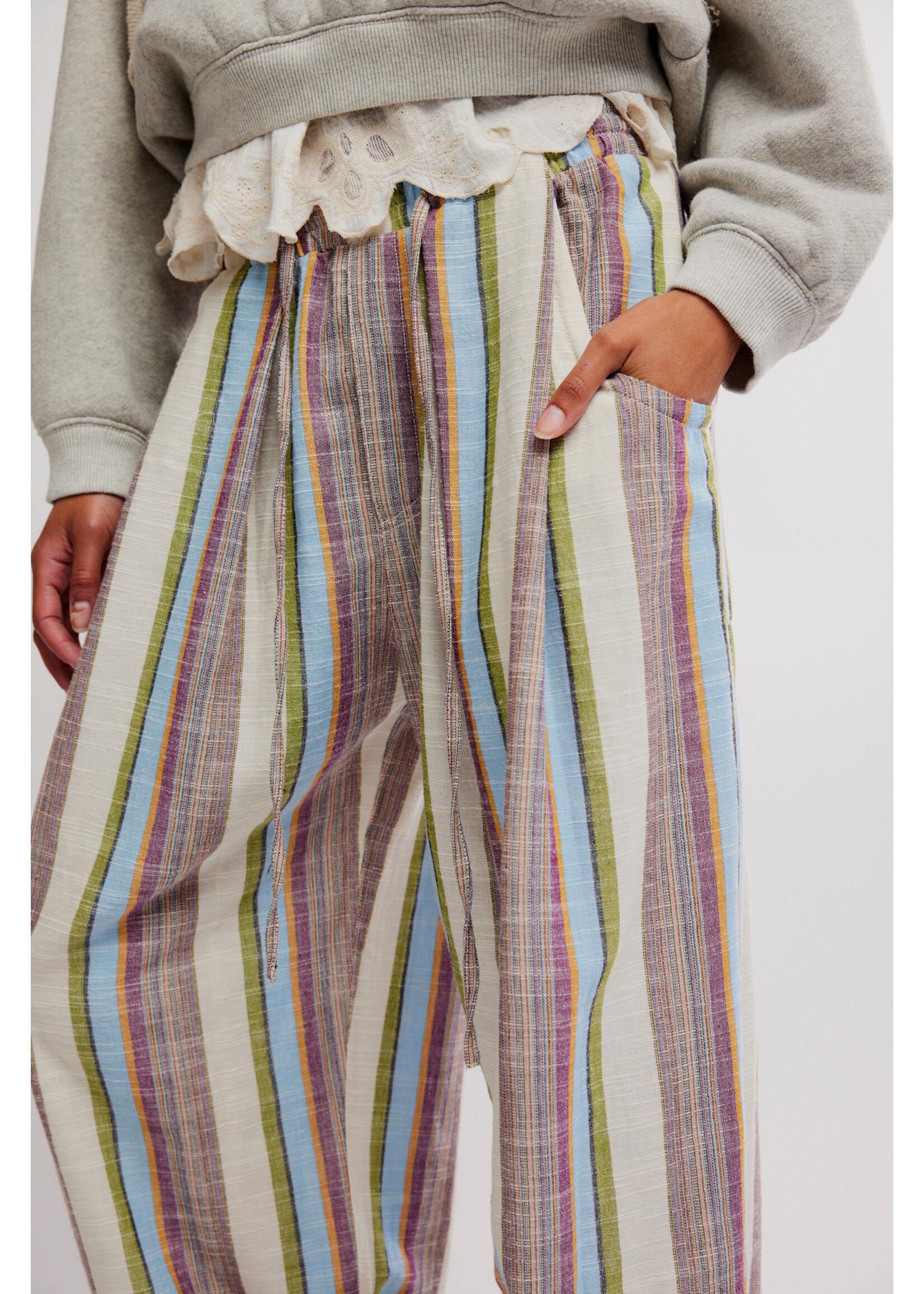 Free People Chambers Laid Back Stripe Pant