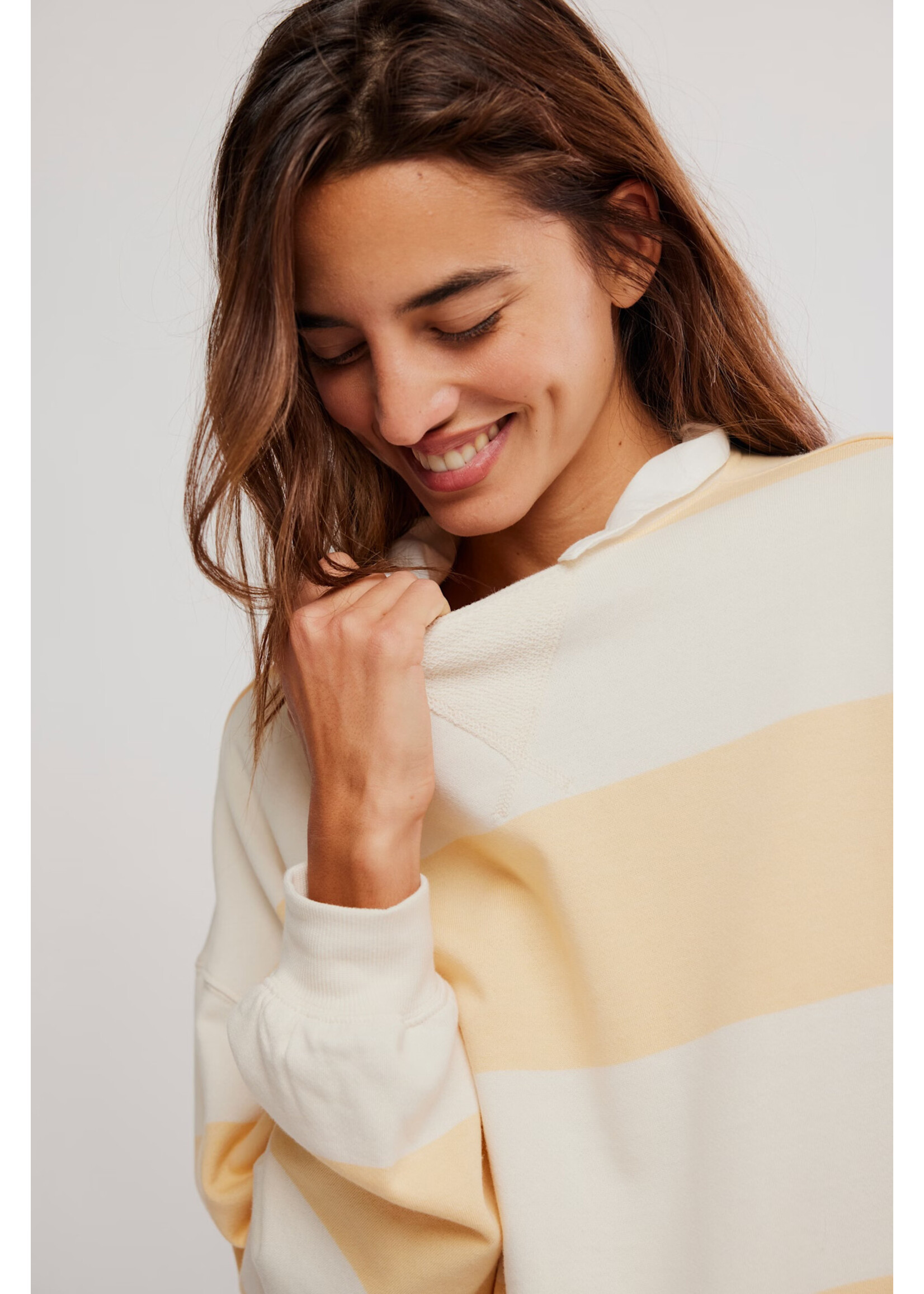 Free People CLASSIC STRIPE CREW WIDE