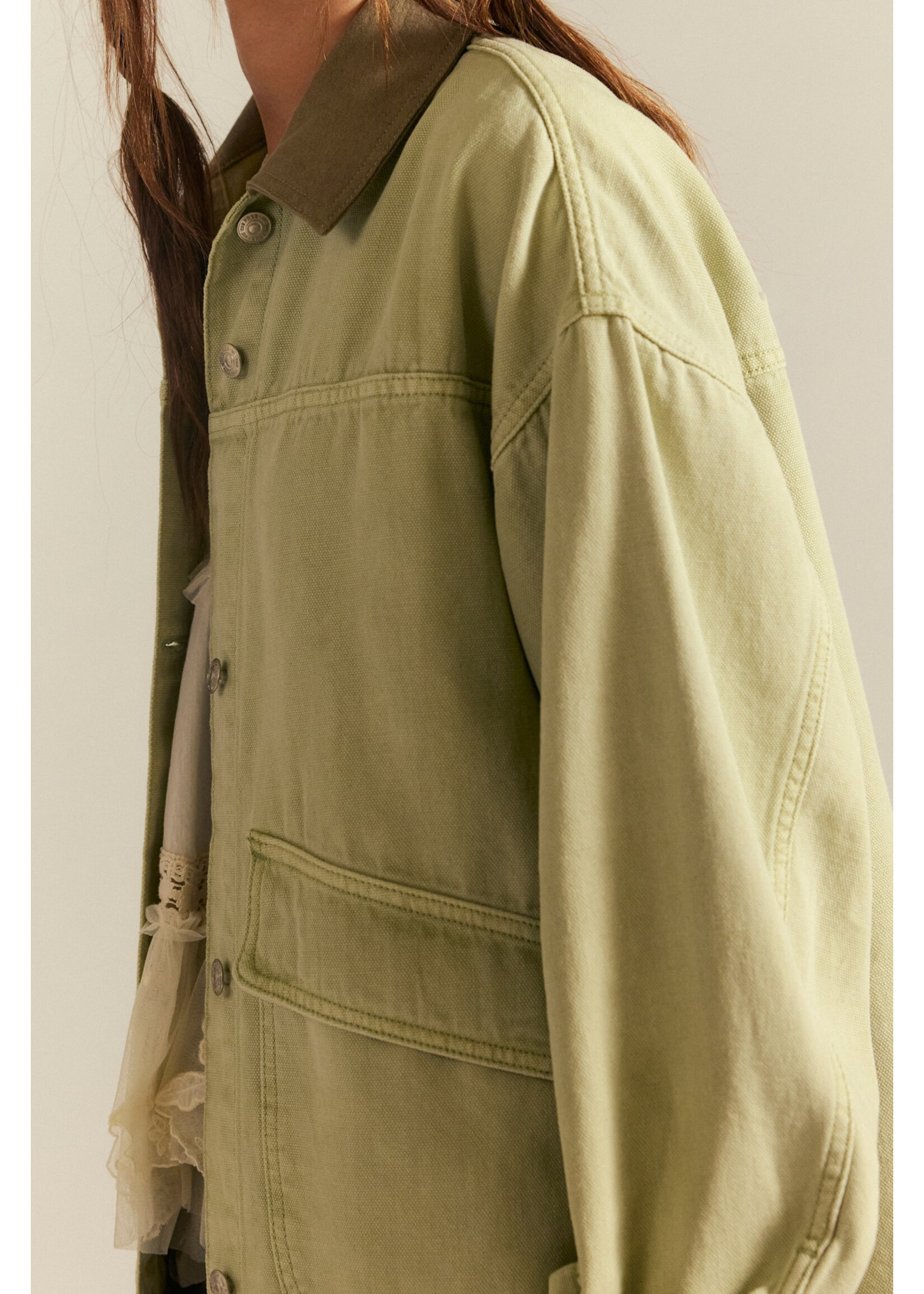 Free People LEMON DENIM JACKET