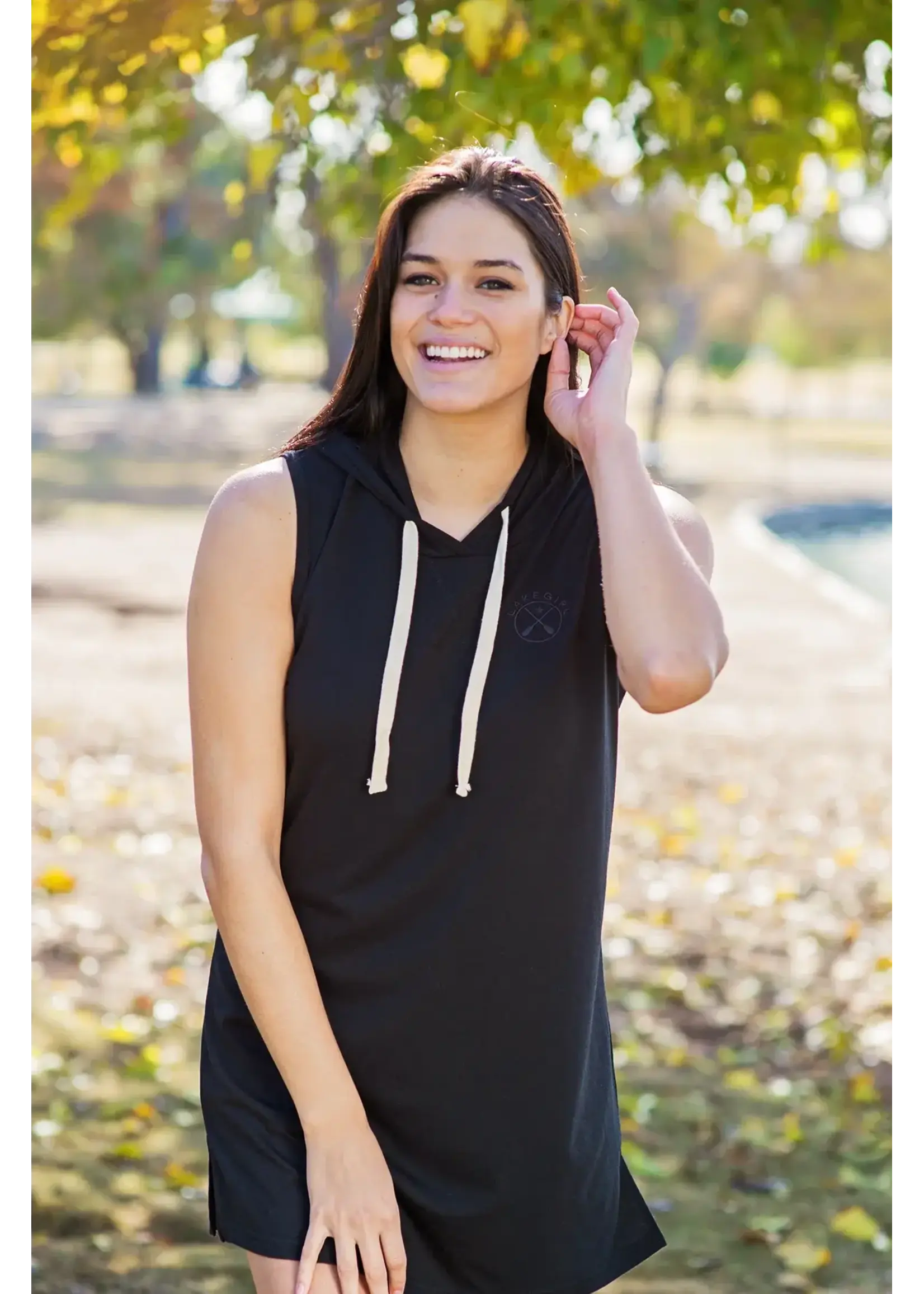 Lake Girl Hooded Dress