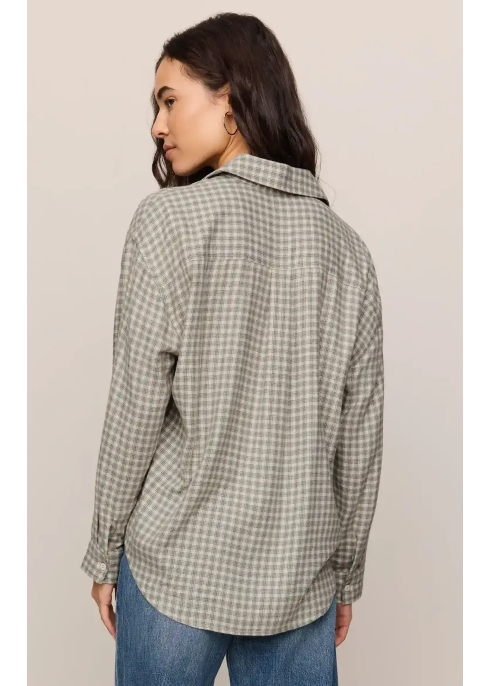 River Plaid Button Up
