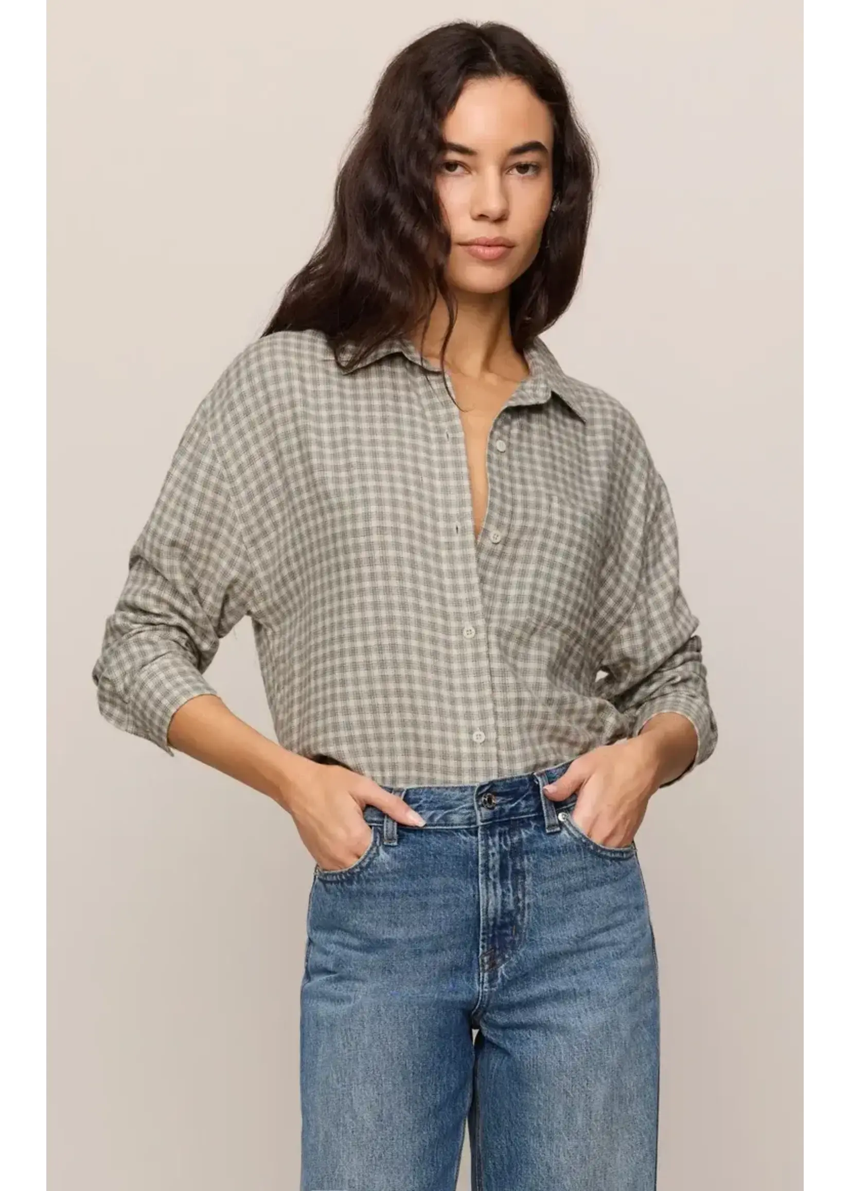 River Plaid Button Up