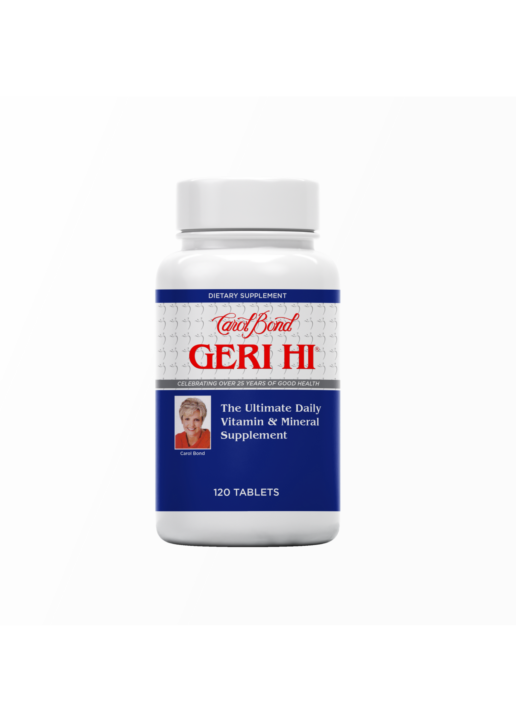 Carol Bond Health Foods Geri-Hi Multivitamin & Mineral 120ct