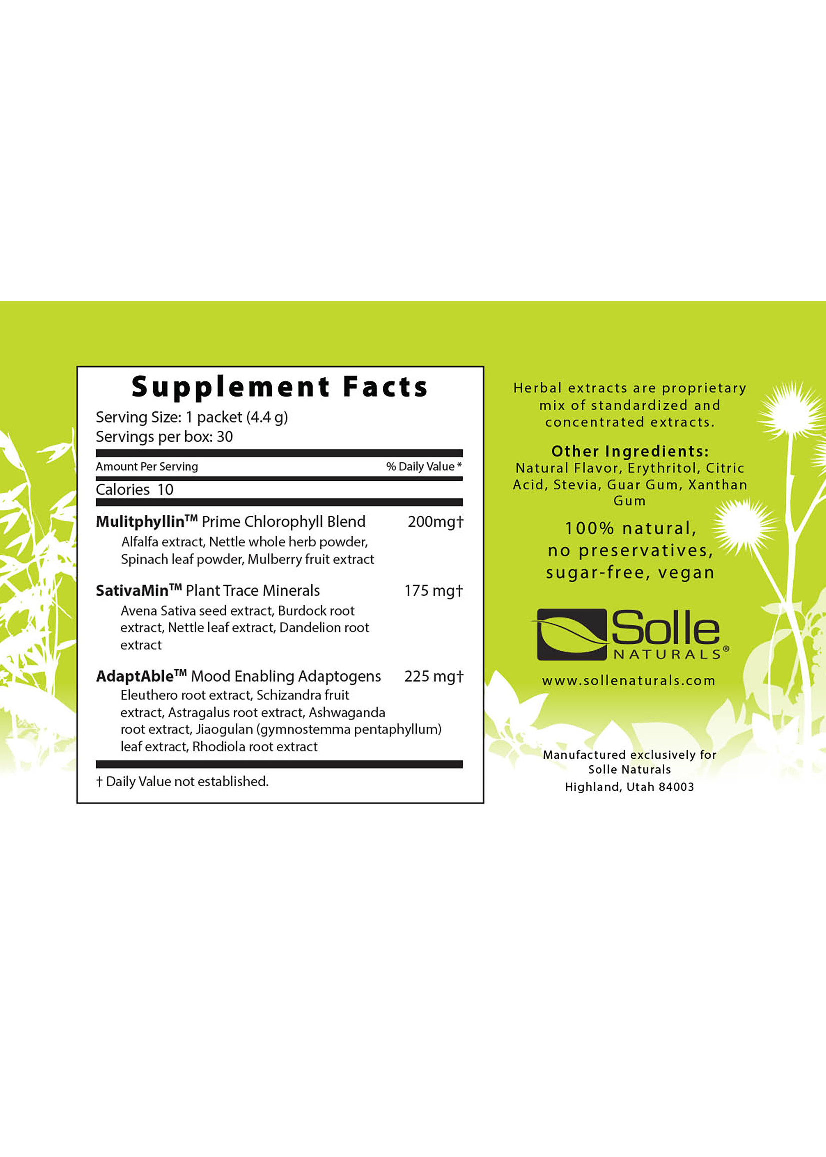 Solle Naturals *Solle Naturals - SolleVital® - 30pk