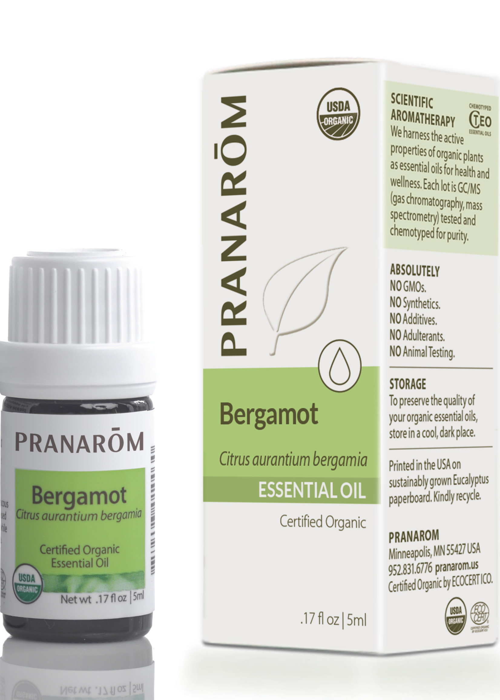 Pranoram Bergamot 5ml (Citrus aurantium bergamia)