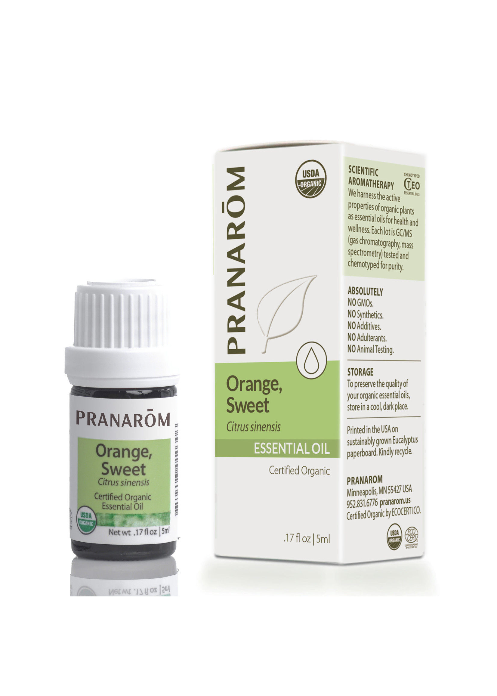 Pranoram Pranarōm Orange, Sweet 5ml (Citrus sinensus)