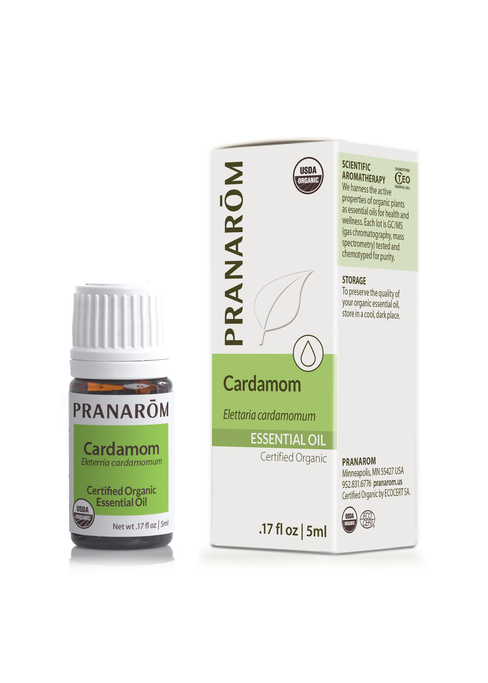 Pranoram Cardamom 5ml (Eletarria Cardamomum)