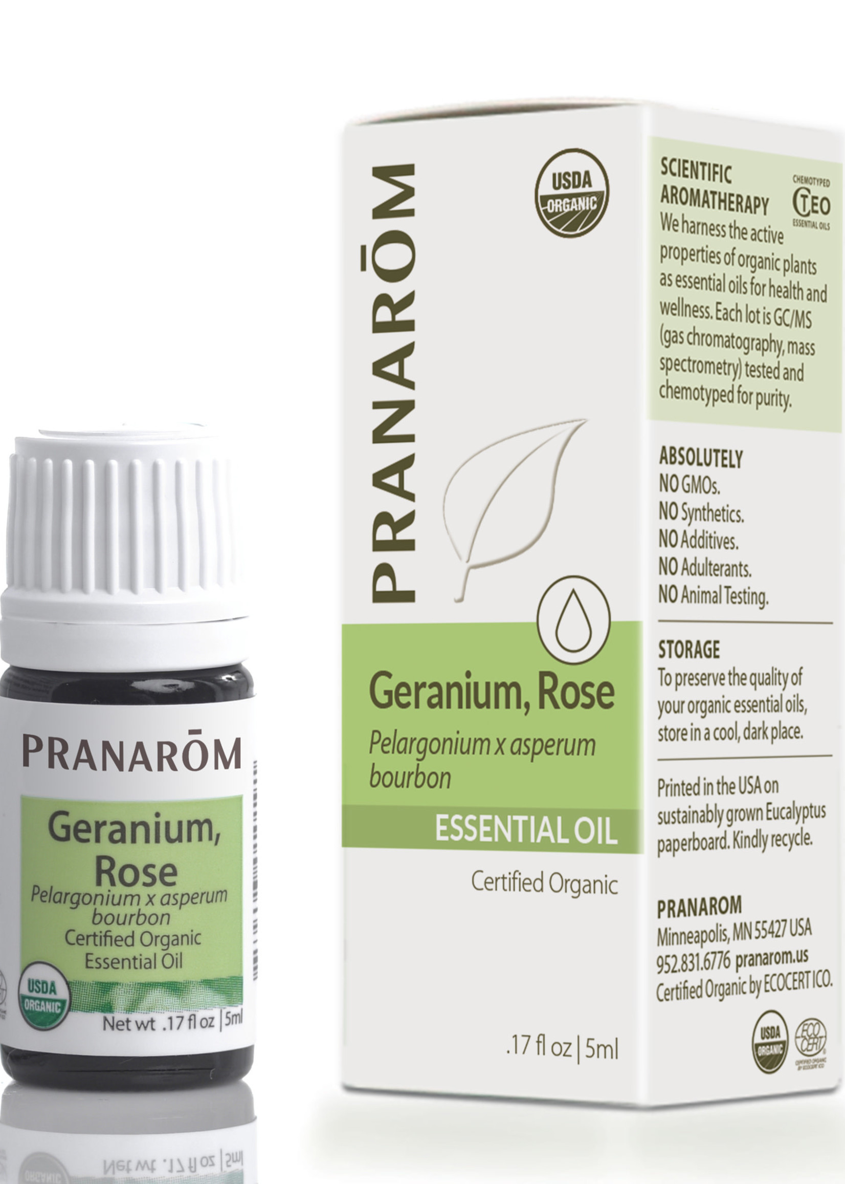 Pranoram Geranium, Rose 5ml (Pelargonium x asperum bourbo)