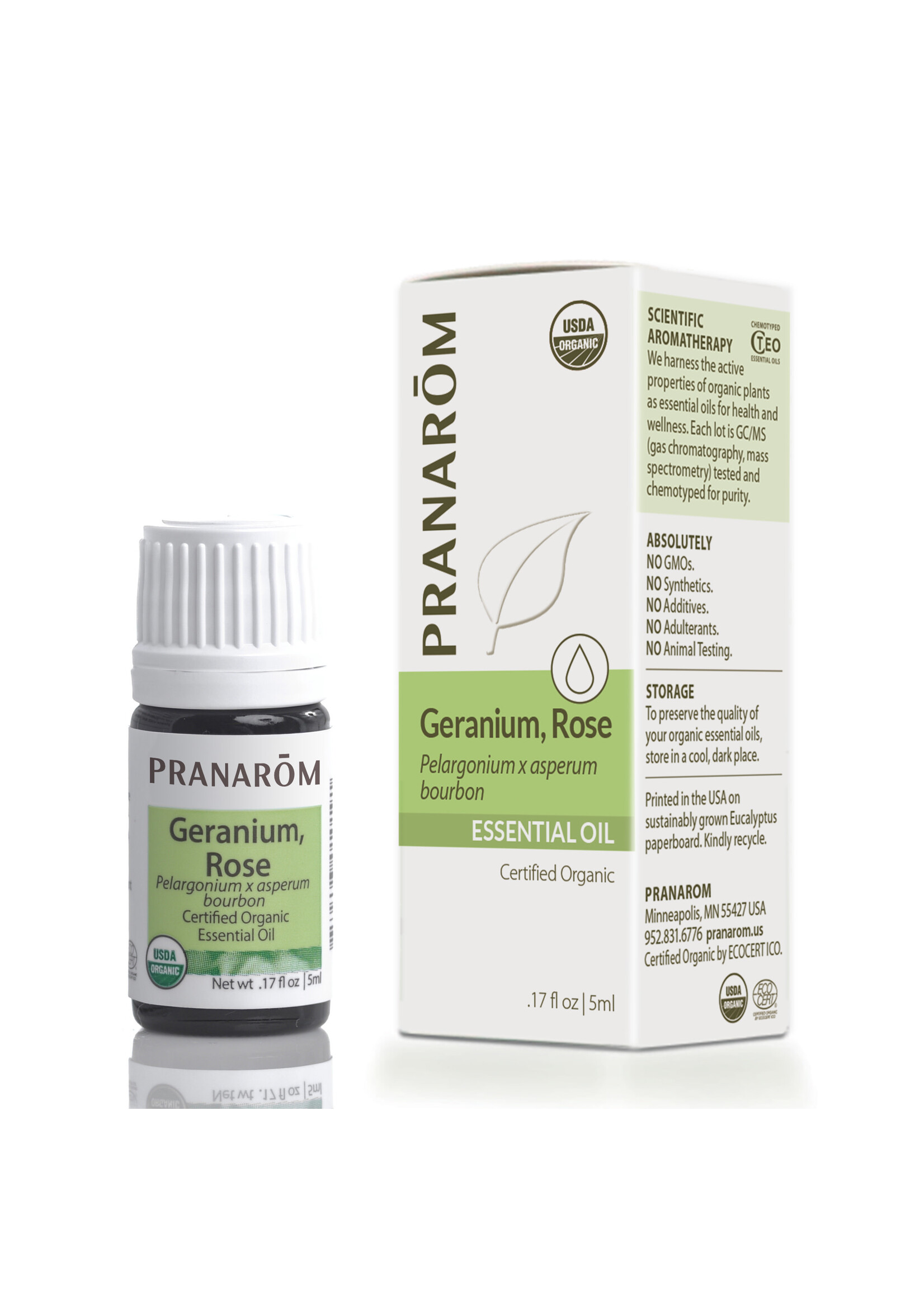 Pranoram Geranium, Rose 5ml (Pelargonium x asperum bourbo)