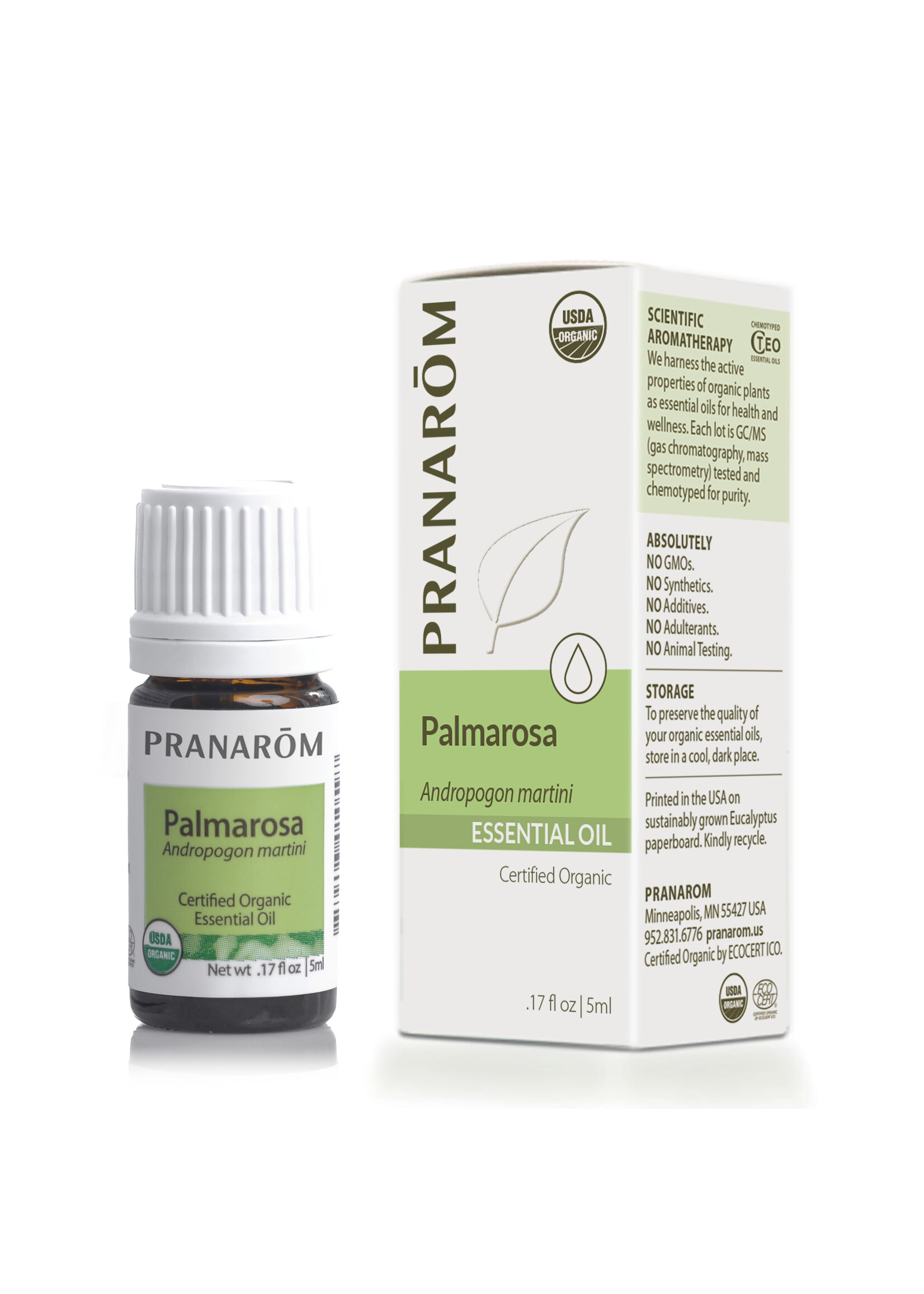 Pranoram Palmarosa 5ml (Andropogon martini)