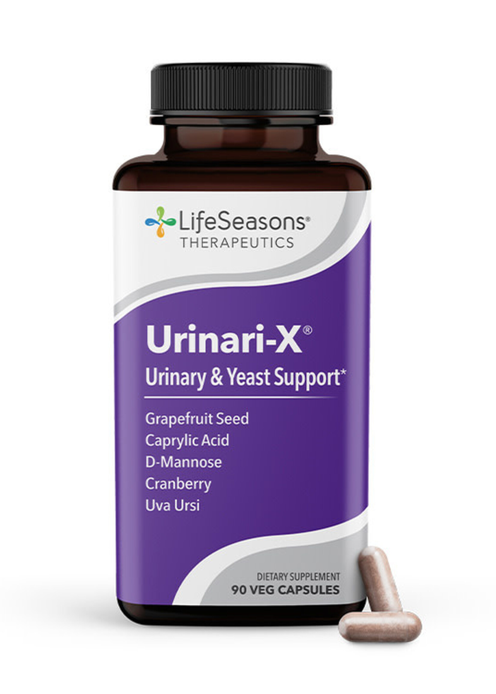 Life Seasons Urinari-X  Urinary & Yeast Support 90 veg caps