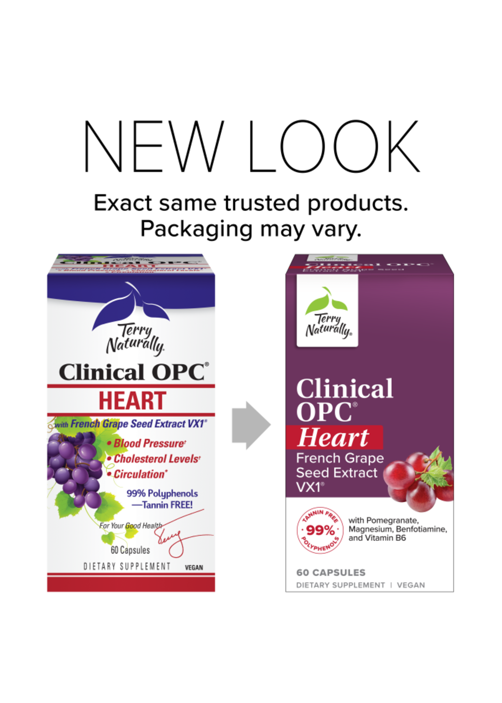 Clinical OPC® Heart with French Grape Seed Extract VX1® 60 Capsules