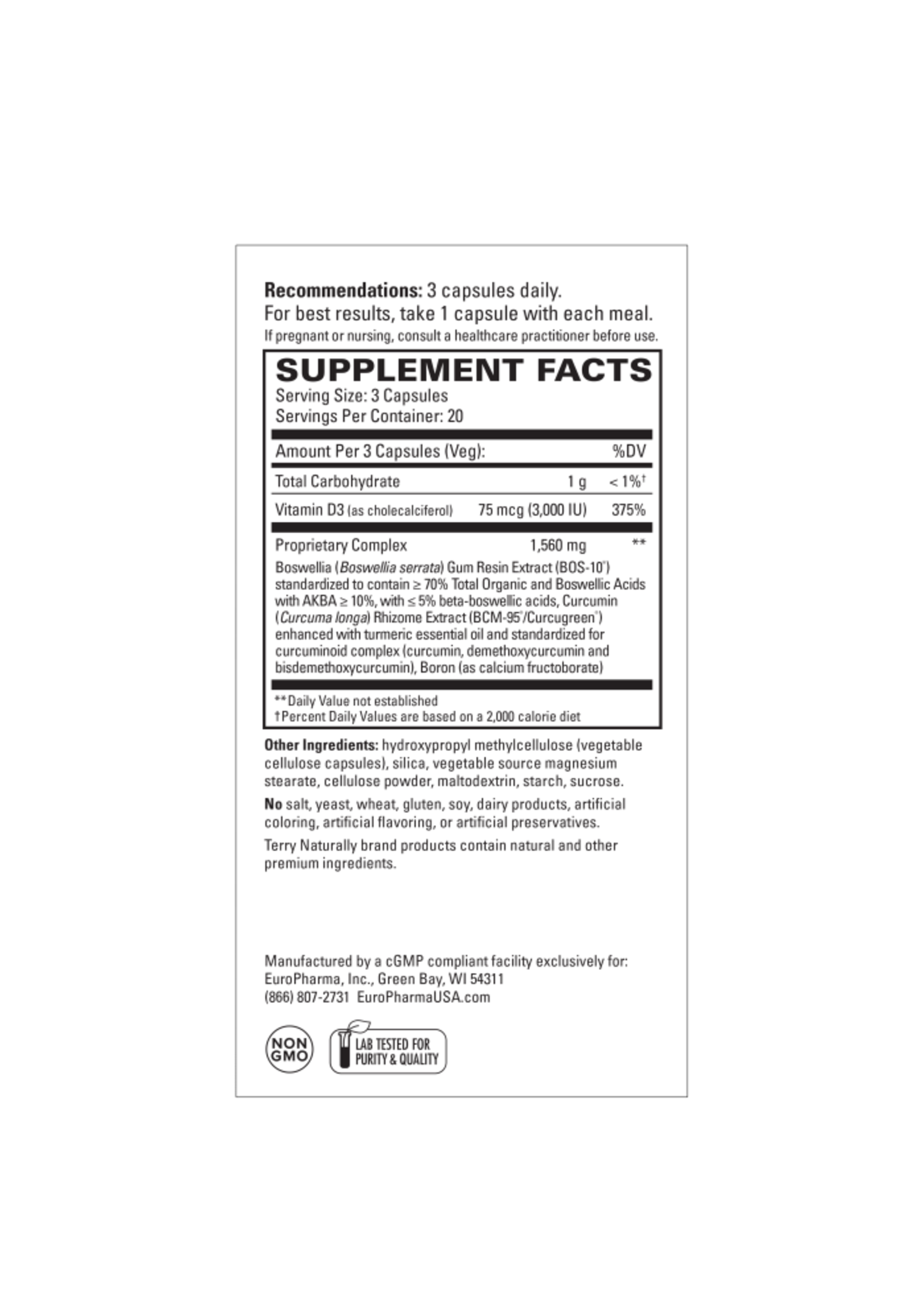 Healthy Knees & Joints Clinical Strength  60 Capsules
