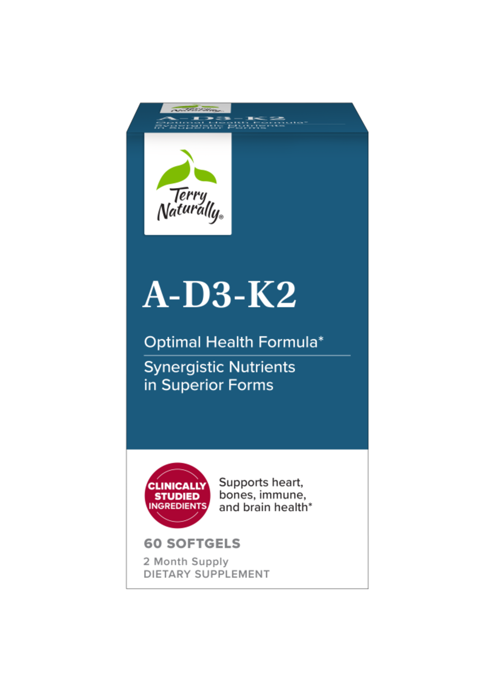 Terry Naturally A-D3-K2 Optimal Health Formula 60sg