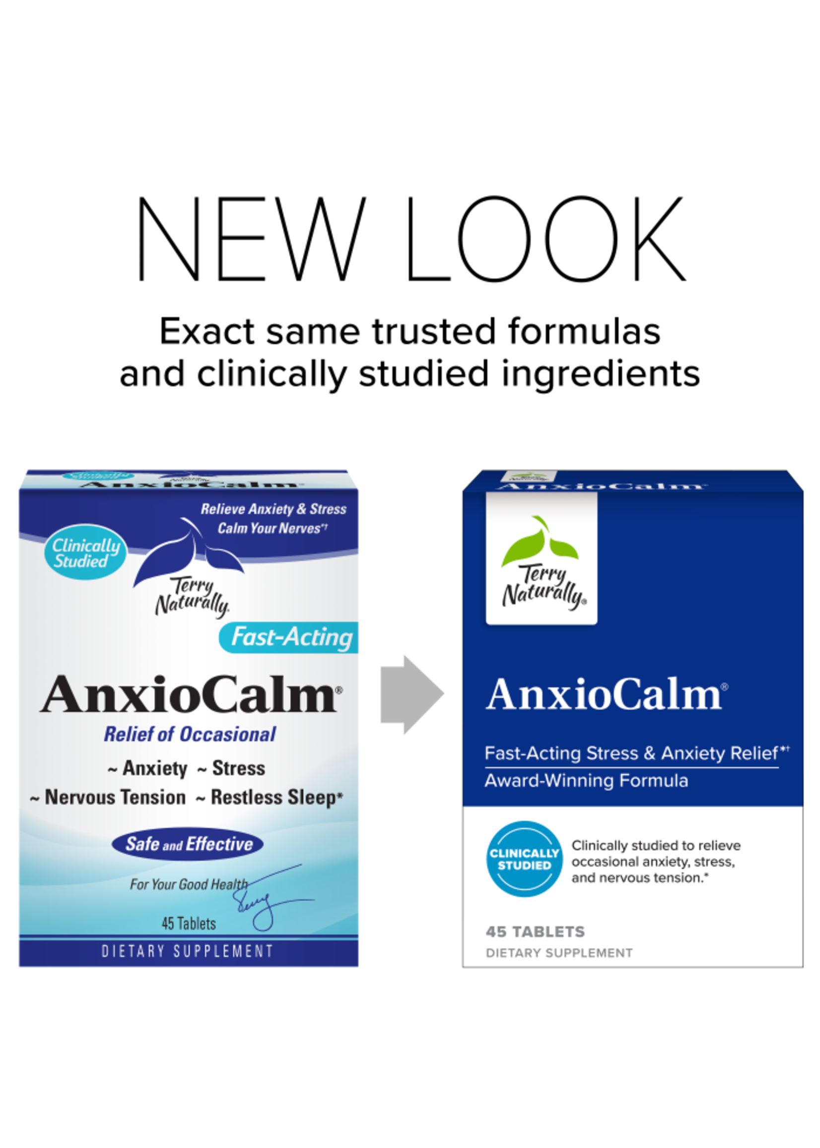 AnxioCalm® Fast-Acting Stress & Anxiety Relief*† 45 tablets