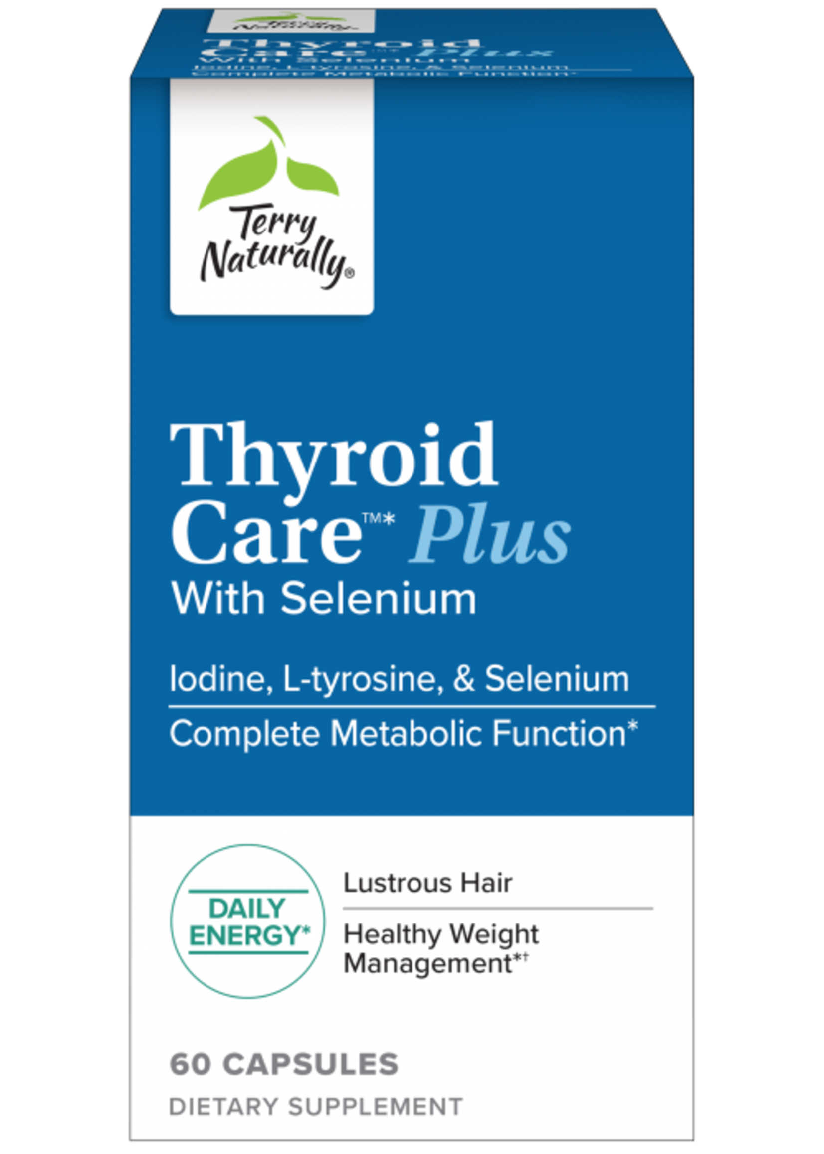 Thyroid Care™* Plus Iodine, L-tyrosine, & Selenium 60 Capsules