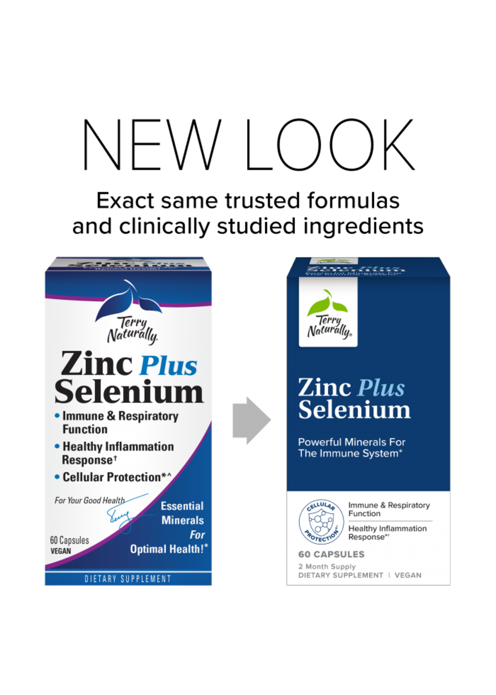 Terry Naturally Zinc plus Selenium 60caps