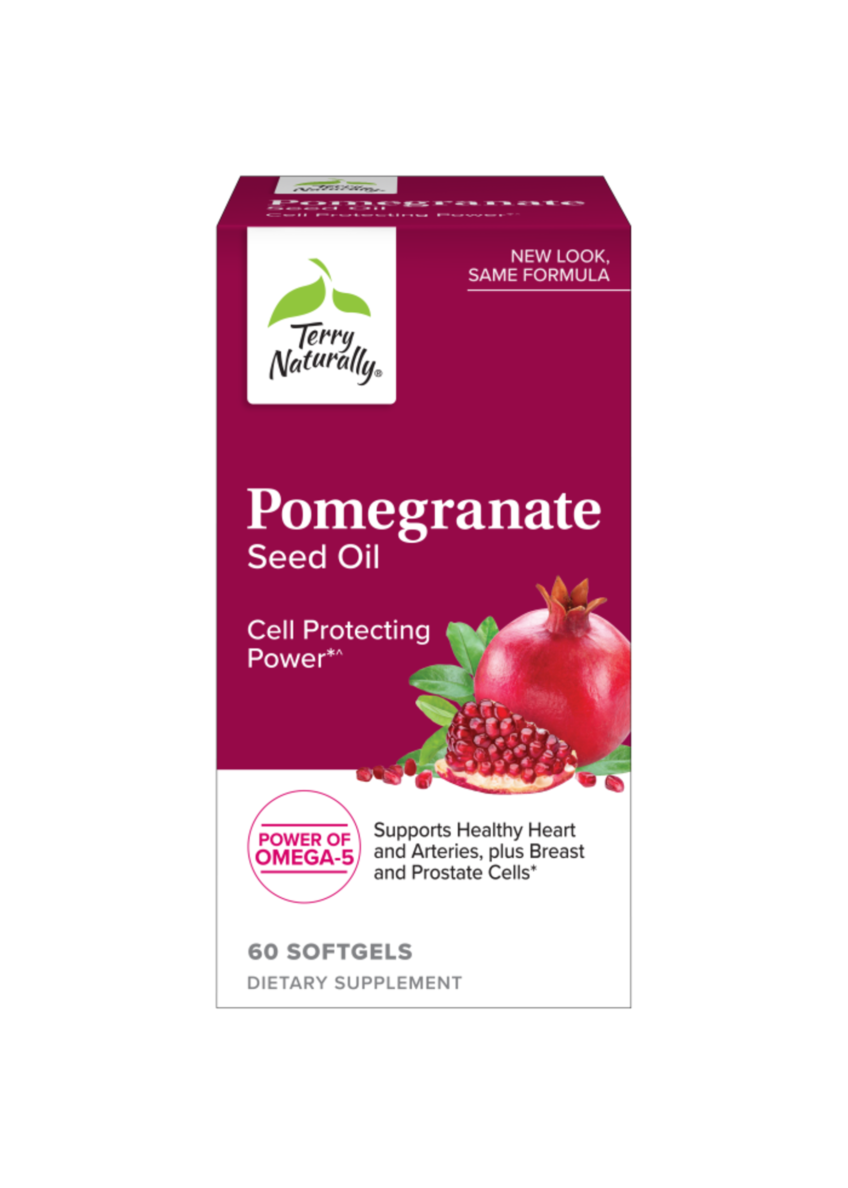 Terry Naturally Pomegranate Seed Oil 60 Softgels