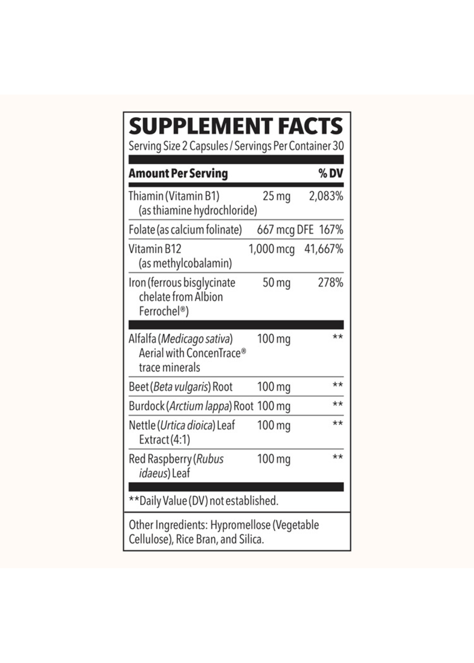 Life Seasons Blood Nourish-R Blood Building Support 60 vc