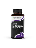 Life Seasons LSE Zinc Elderberry Quick Melt 90 Berry Flavored Lozenges