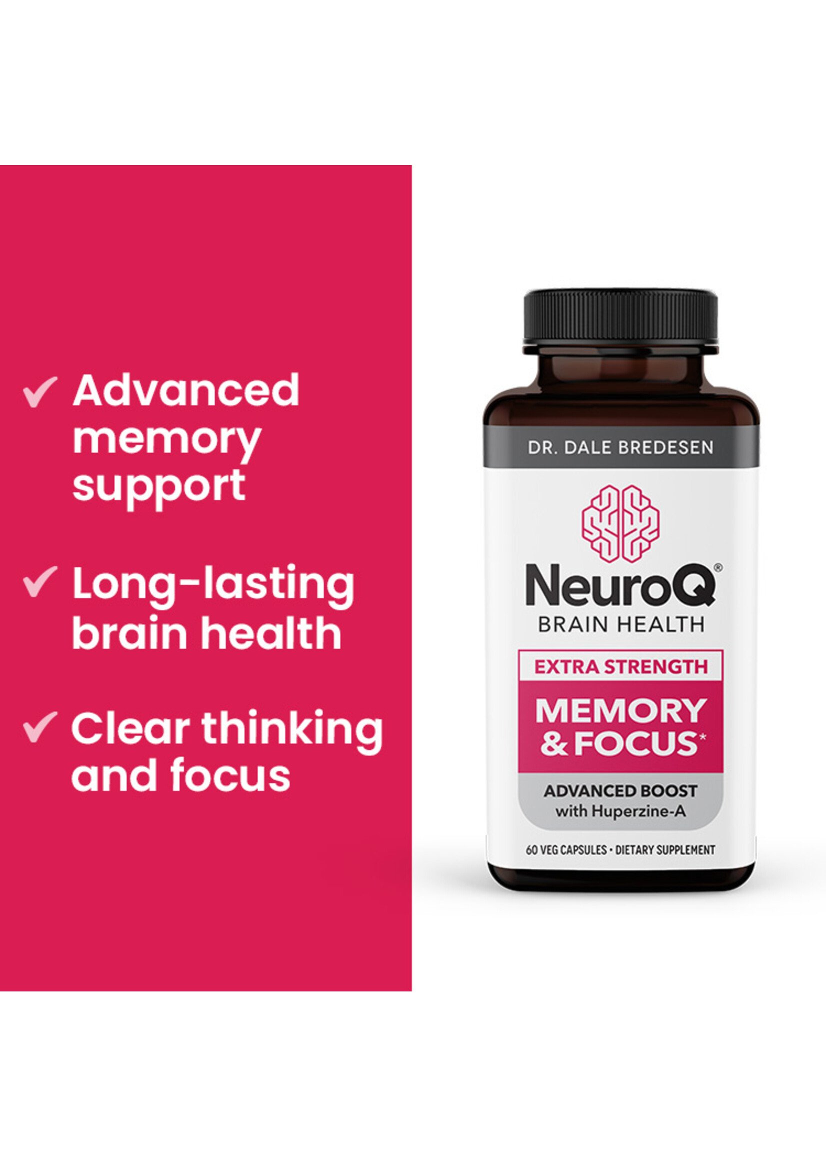 Life Seasons NeuroQ Memory & Focus XTRA STRENGTH 60 veg Caps