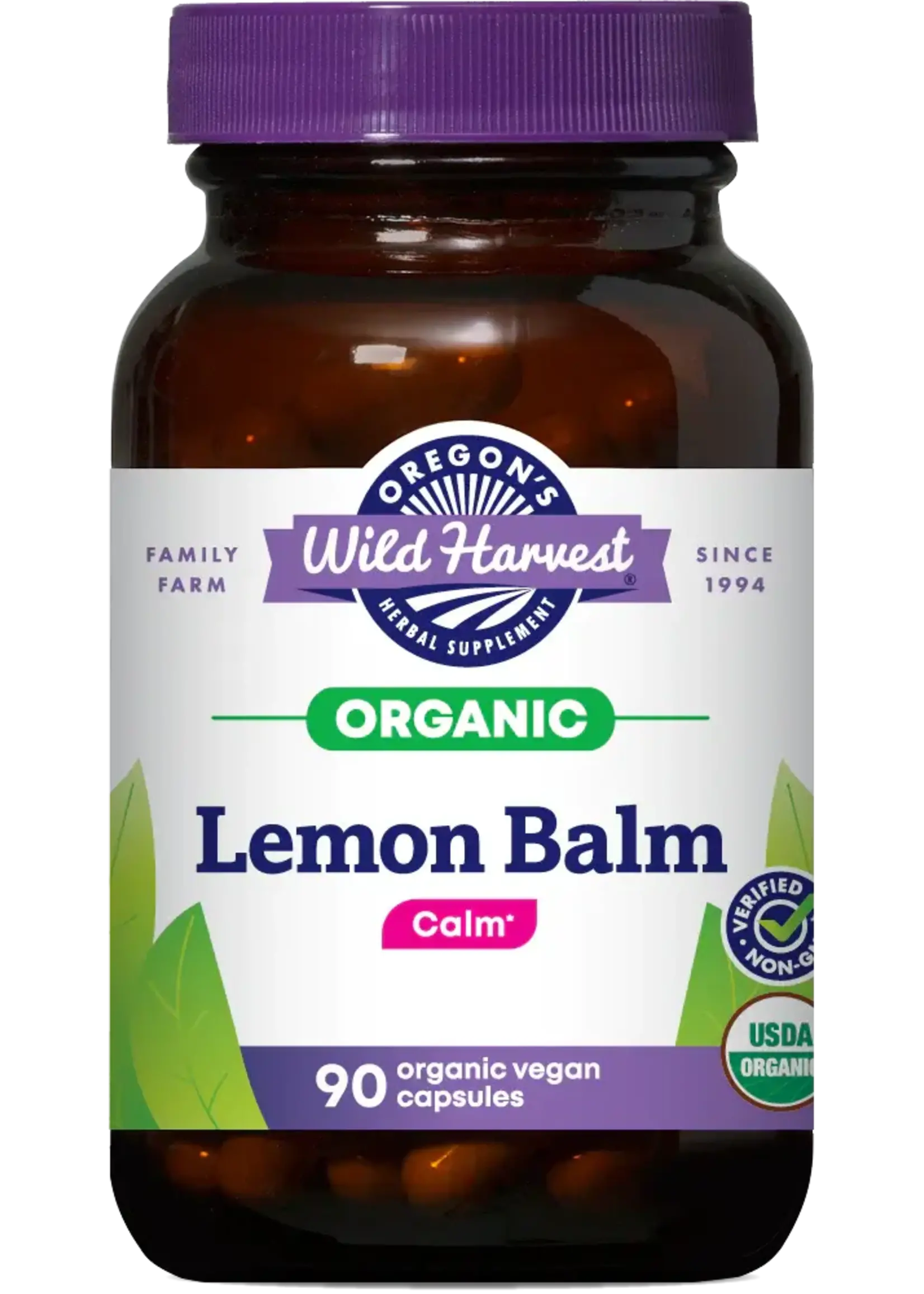 Oregon's Wild Harvest (OWH) Lemon Balm 90ct