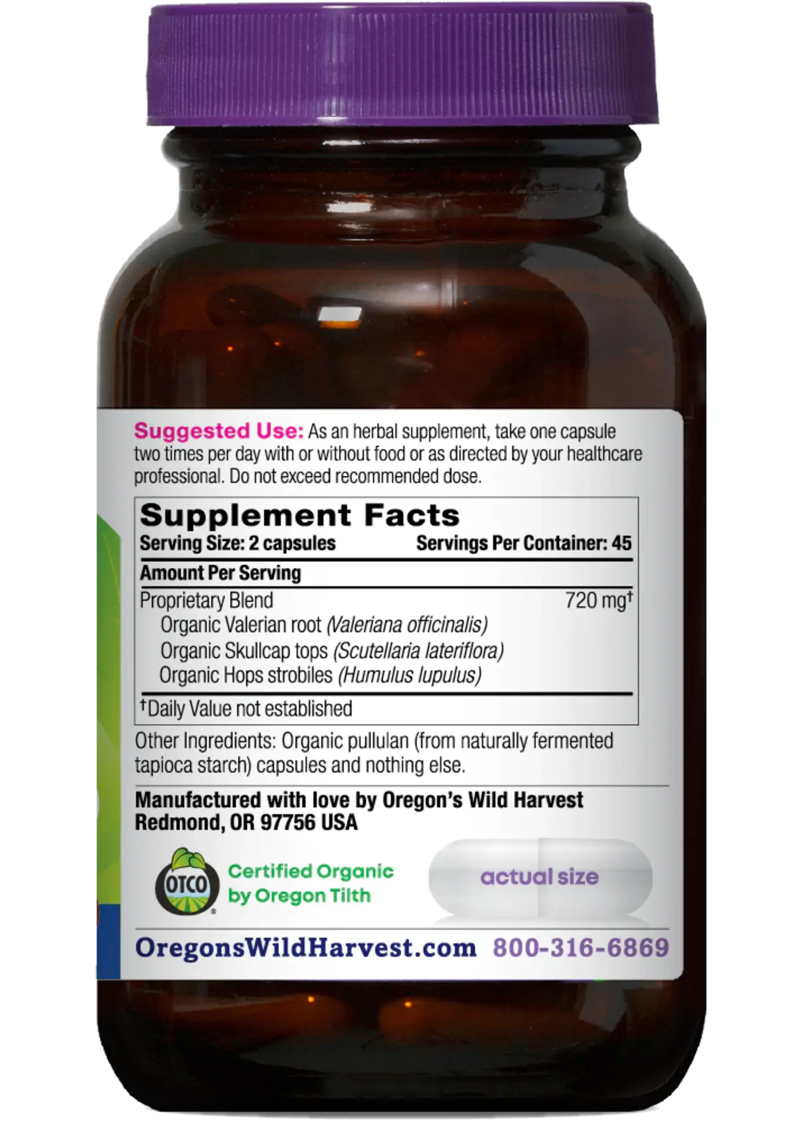 Oregon's Wild Harvest (OWH) Muscle Relax 90ct
