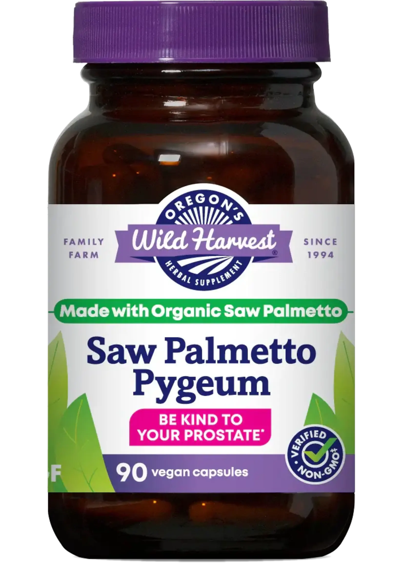 Oregon's Wild Harvest (OWH) Saw Palmetto Pygeum 90ct