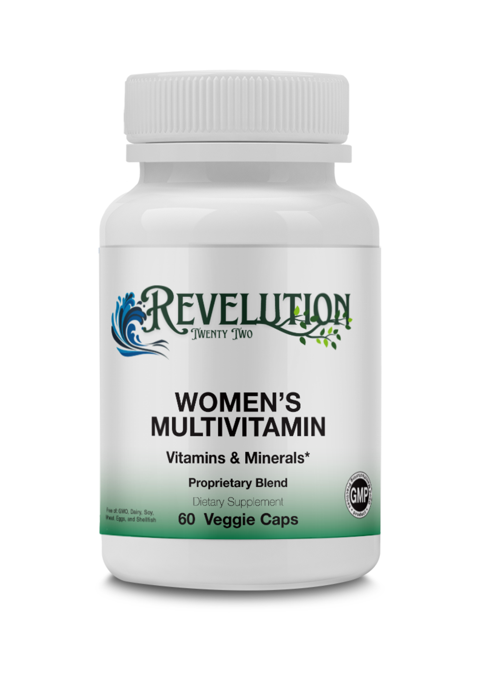 Revelution22 Revelution22 Women's Multivitamin w Hormonal Support  60 veggie caps