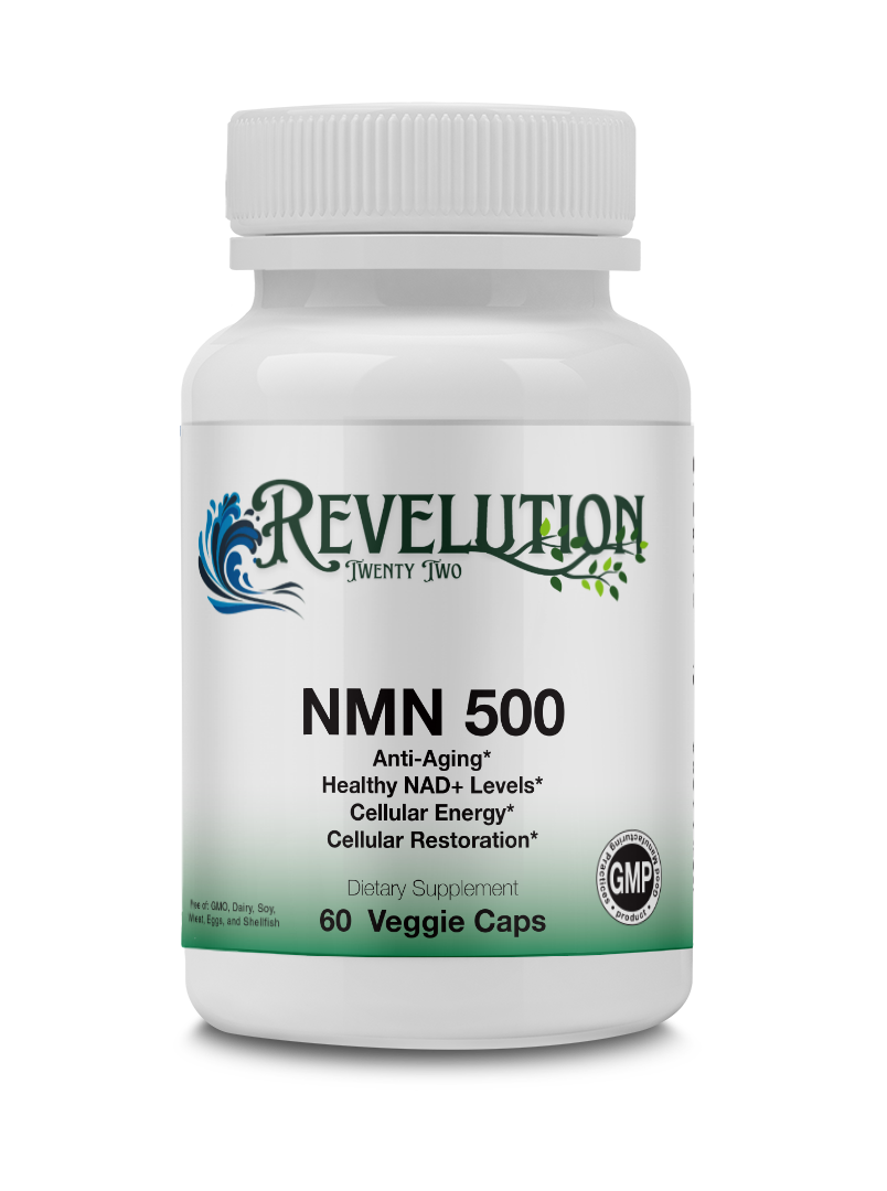 Revelution22 NMN500 60 caps 500 mg - The HEALTH Fix Store