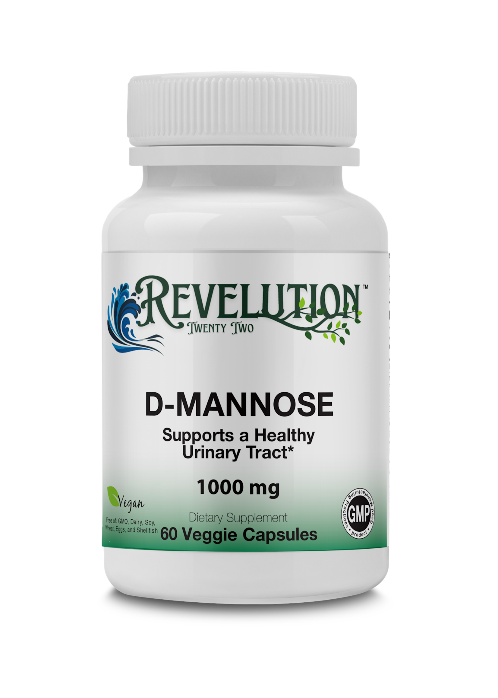 Revelution Twenty Two™ Revelution Twenty Two™ D-Mannose 1000mg 60 caps