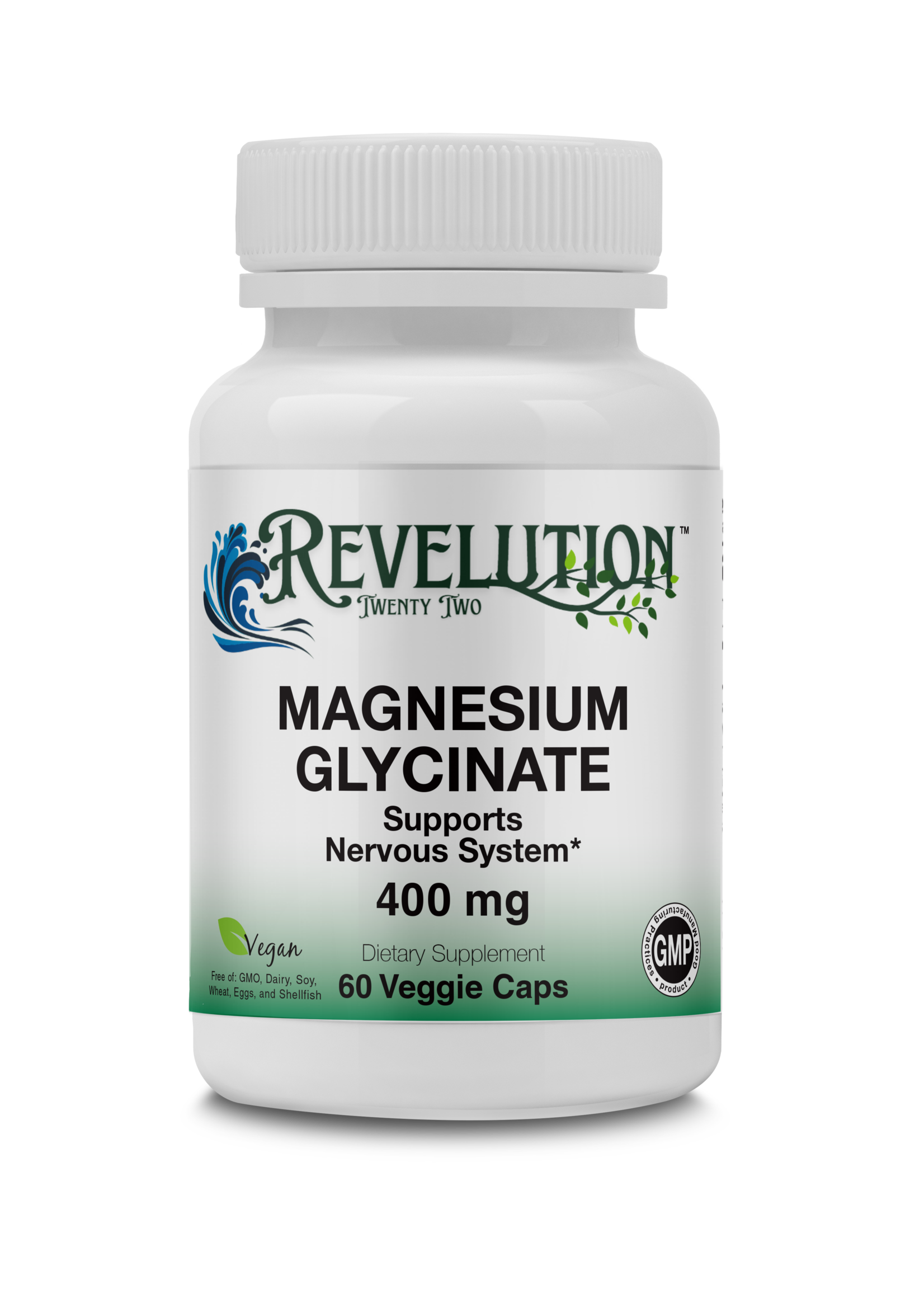 Revelution22 Revelution22 Magnesium Glycinate 400 mg 60vc