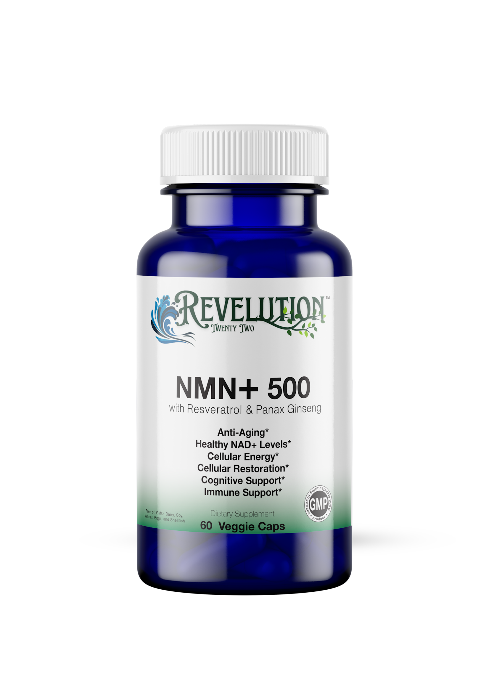 Revelution22 Revelution22 NMN+500 PLUS 60 caps 500 mg /2 caps