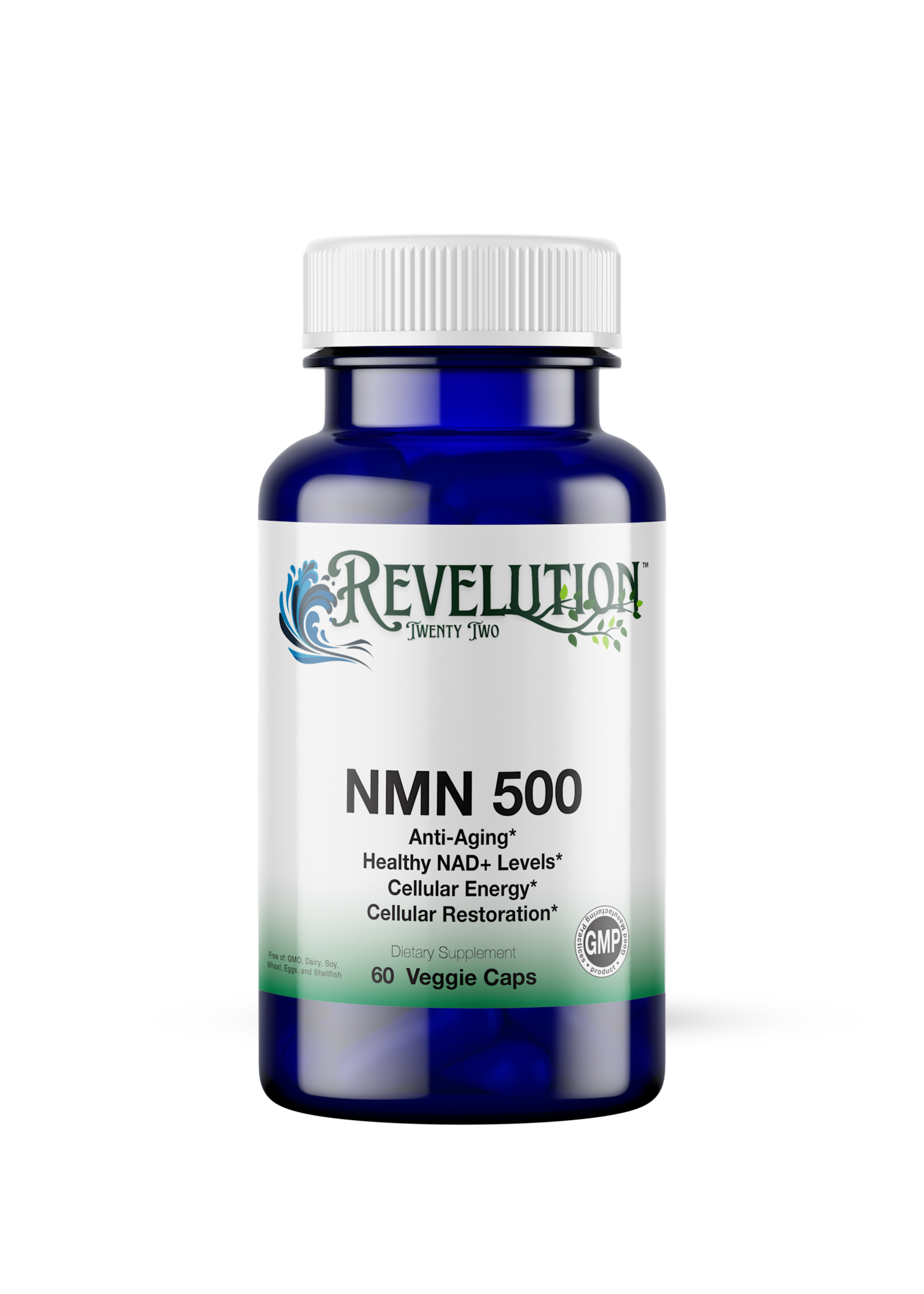 Revelution22 Revelution22 NMN500 60 caps 500 mg/2 capsules