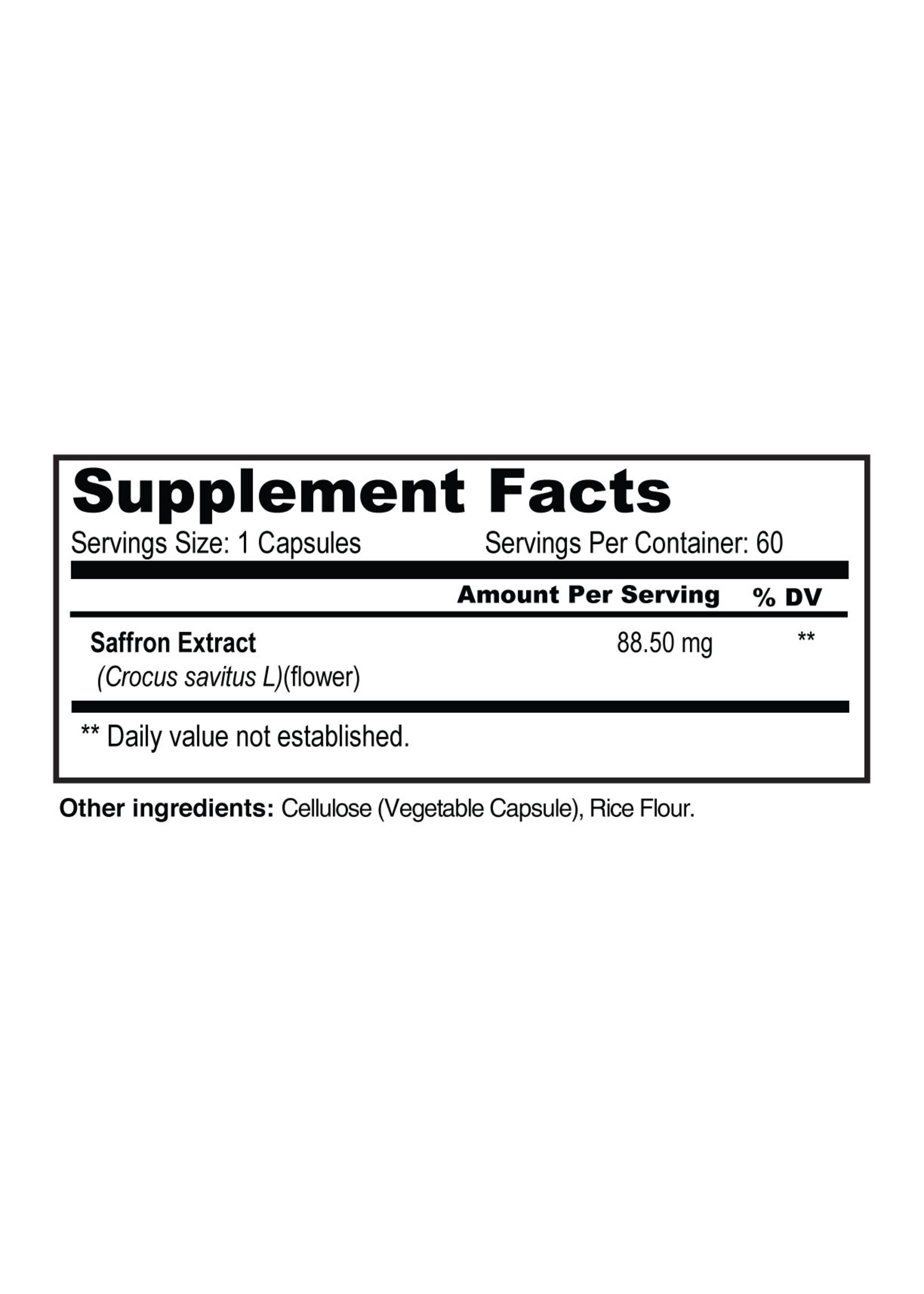 Revelution22 Revelution22 Saffron Extract 22.50mg 60caps