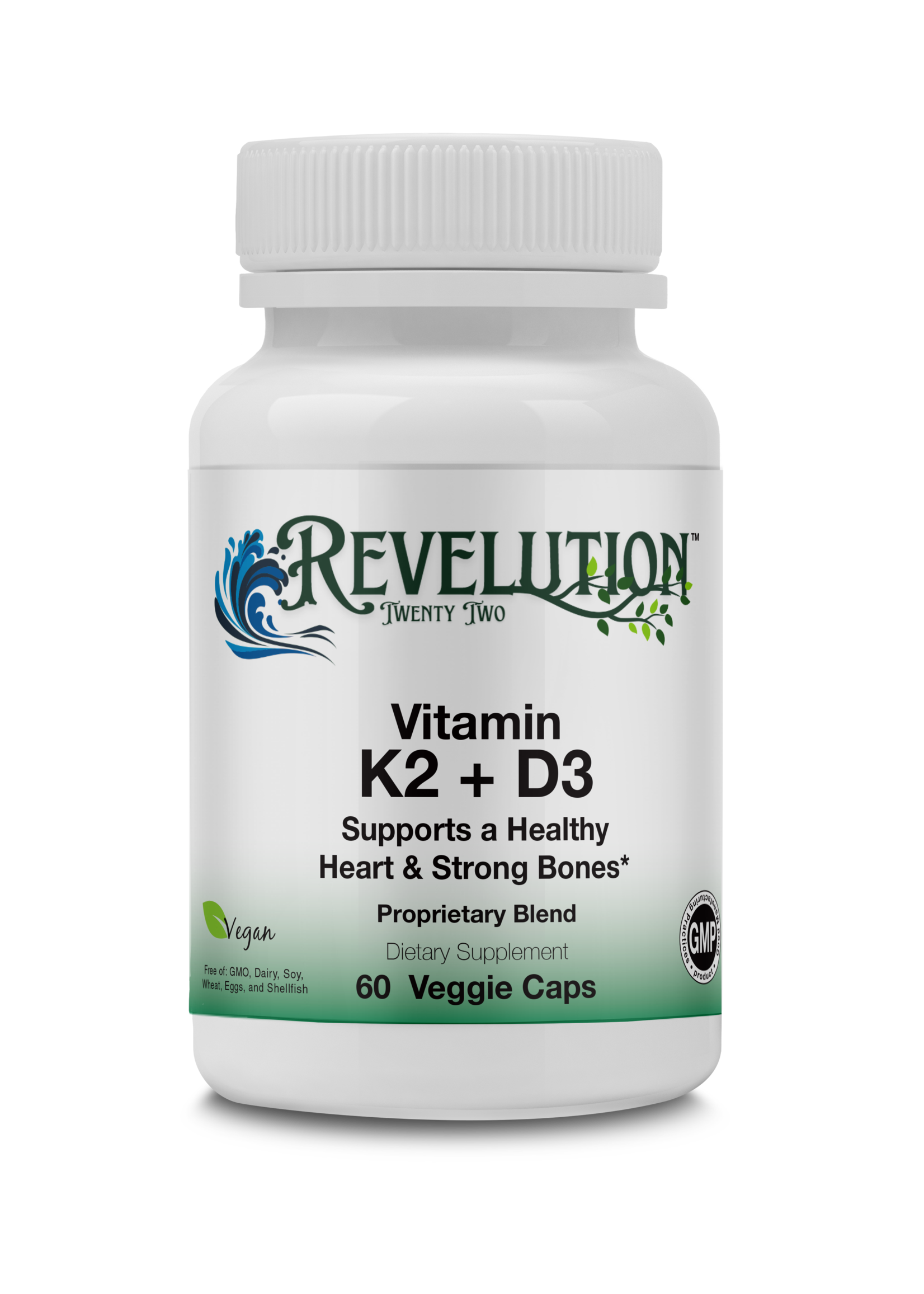 Revelution22 Revelution22 Vitamin K2+D3 60 VC  100 mcg/5000IU