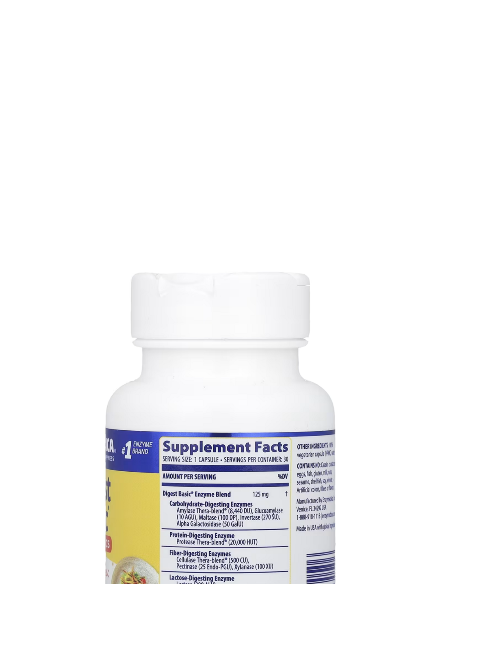 Enzymedica, Digest Basic® + Probiotics, 30 Capsules