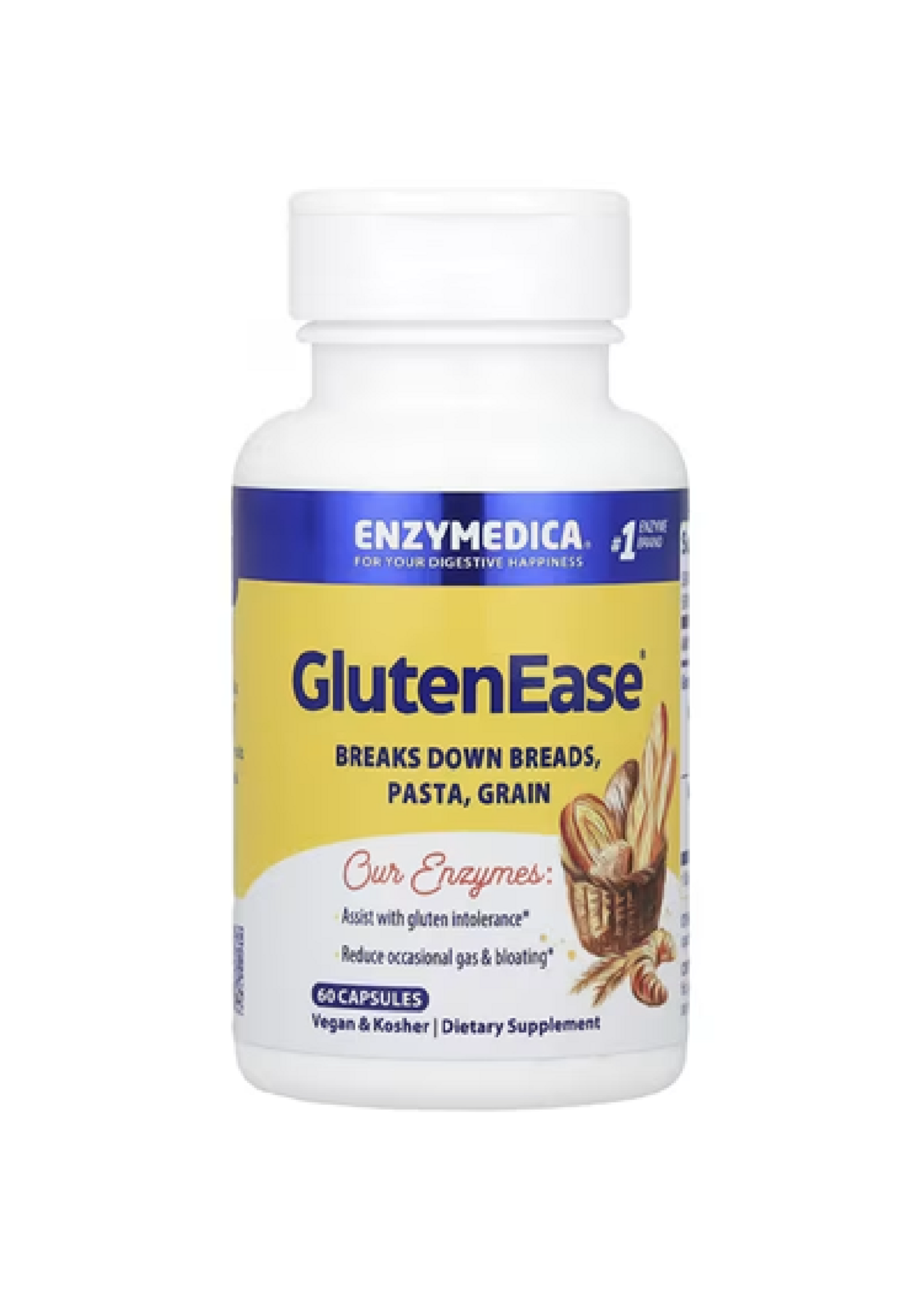 *Enzymedica, GlutenEase®, 60 Capsules