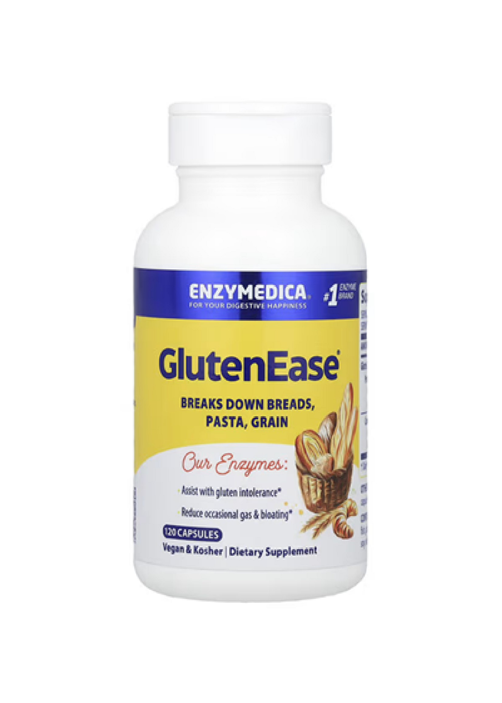 *Enzymedica, GlutenEase®, 120 Capsules
