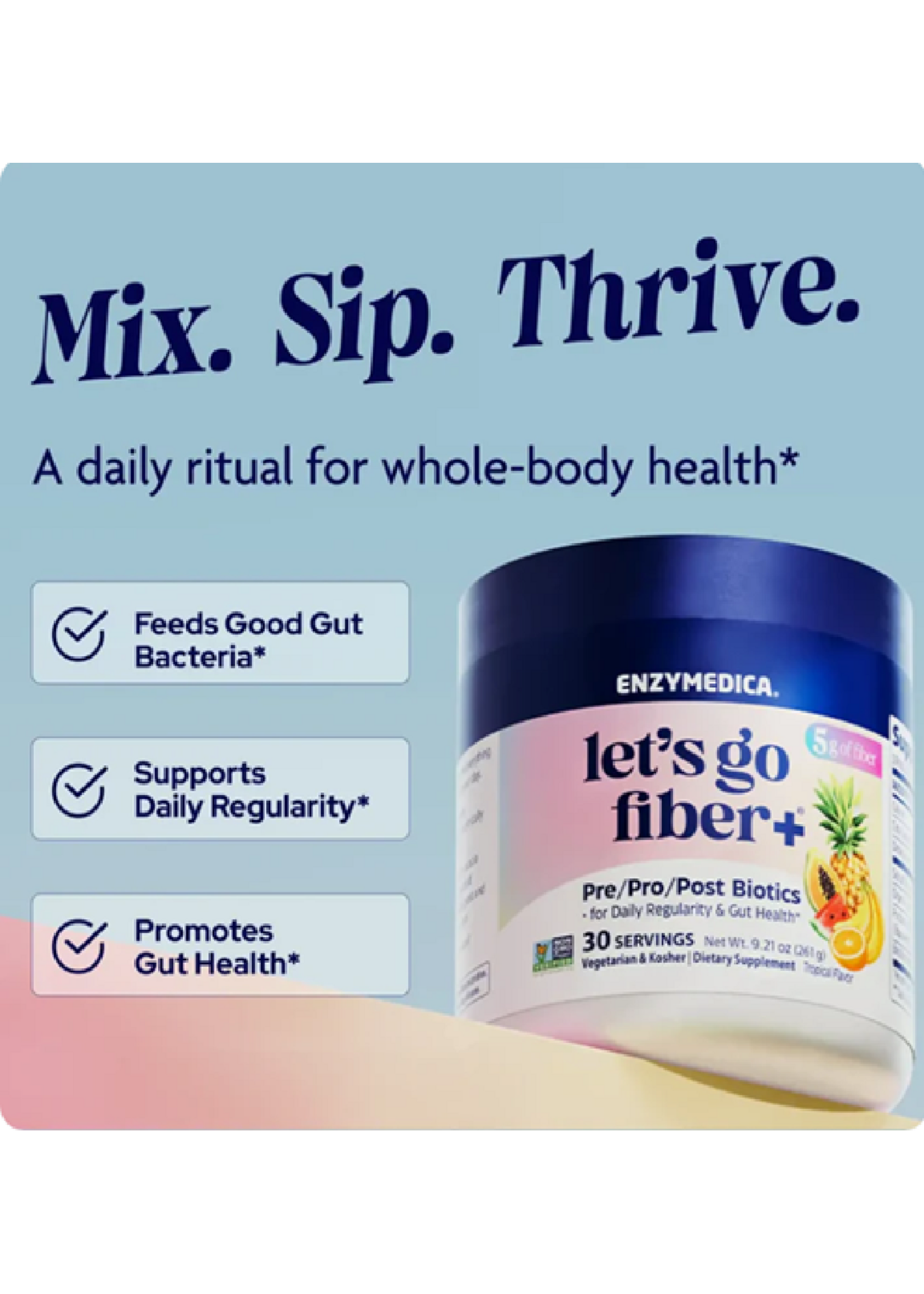 Lets Go Fiber + Tropical - 9.21oz