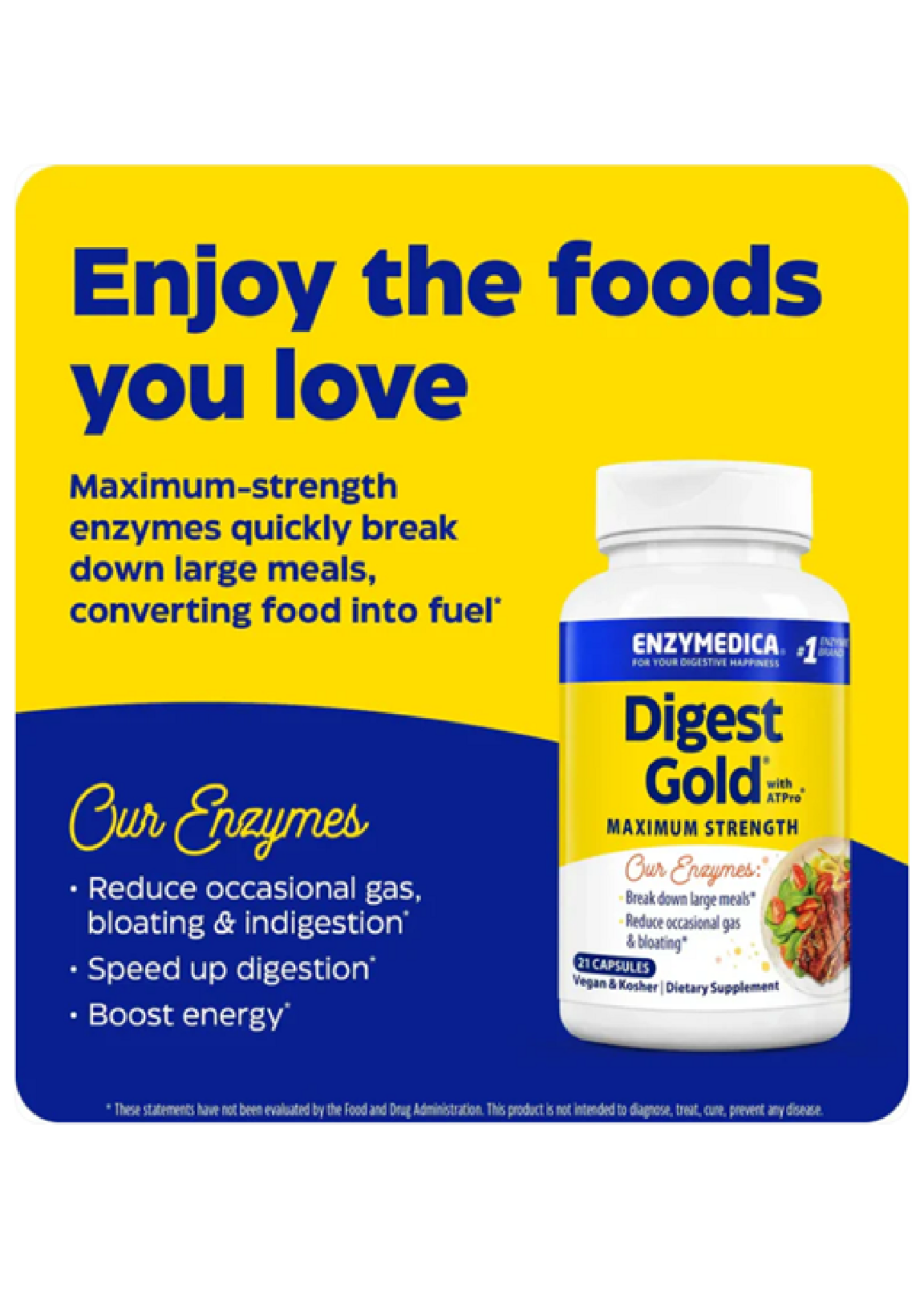 Digest Gold® with ATPro® - 21 Capsules