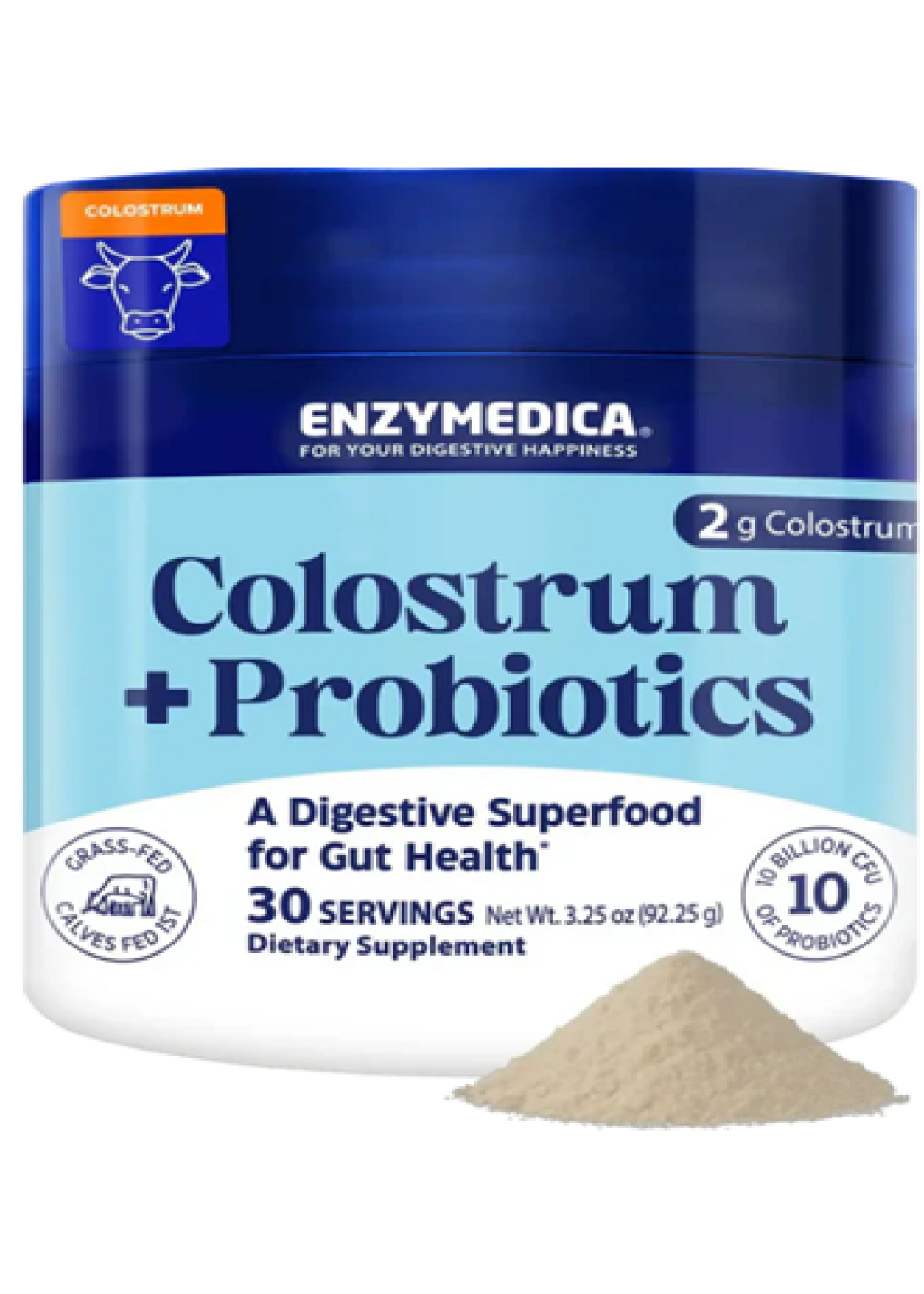 Enzymedica, Colostrum + Probiotic 3.25oz Powder